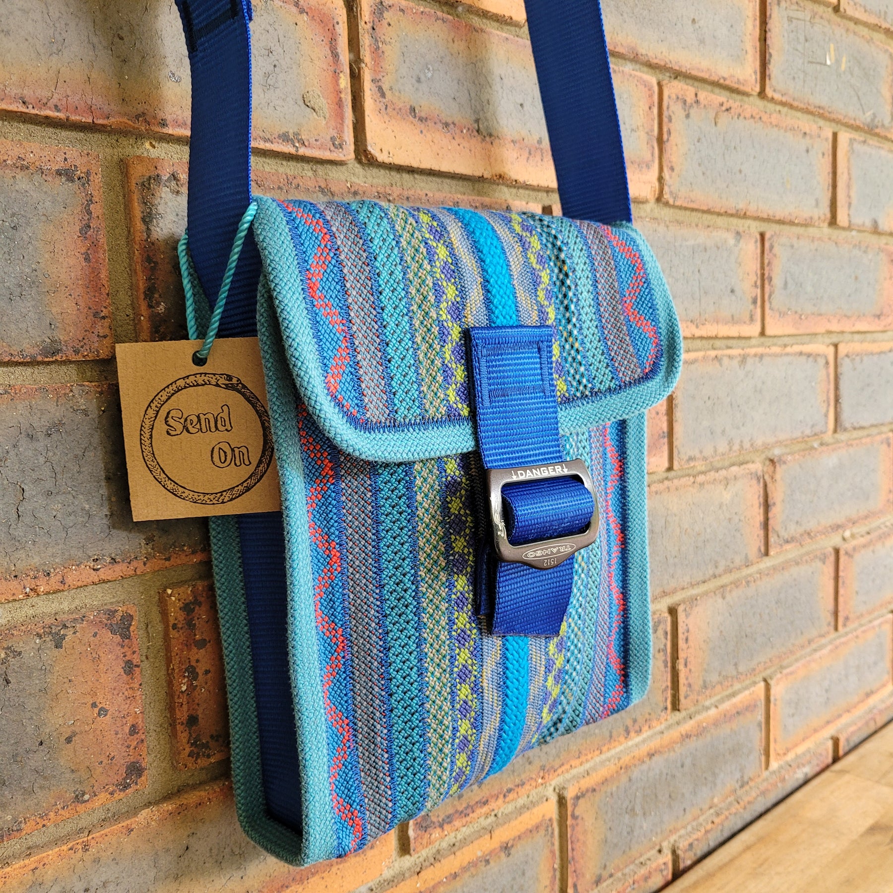 Upcycled Rope Satchel [Ocean]