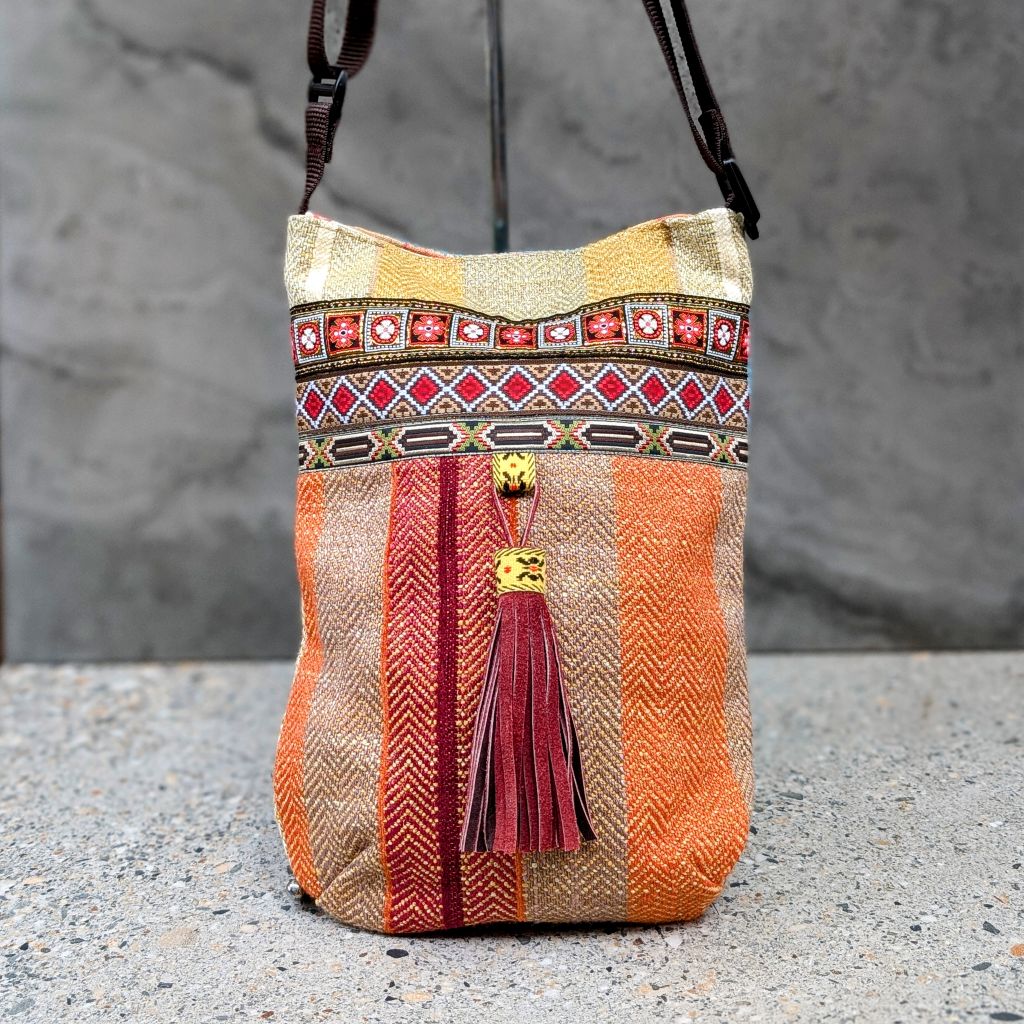 Small crossbody boho bag - Mariska