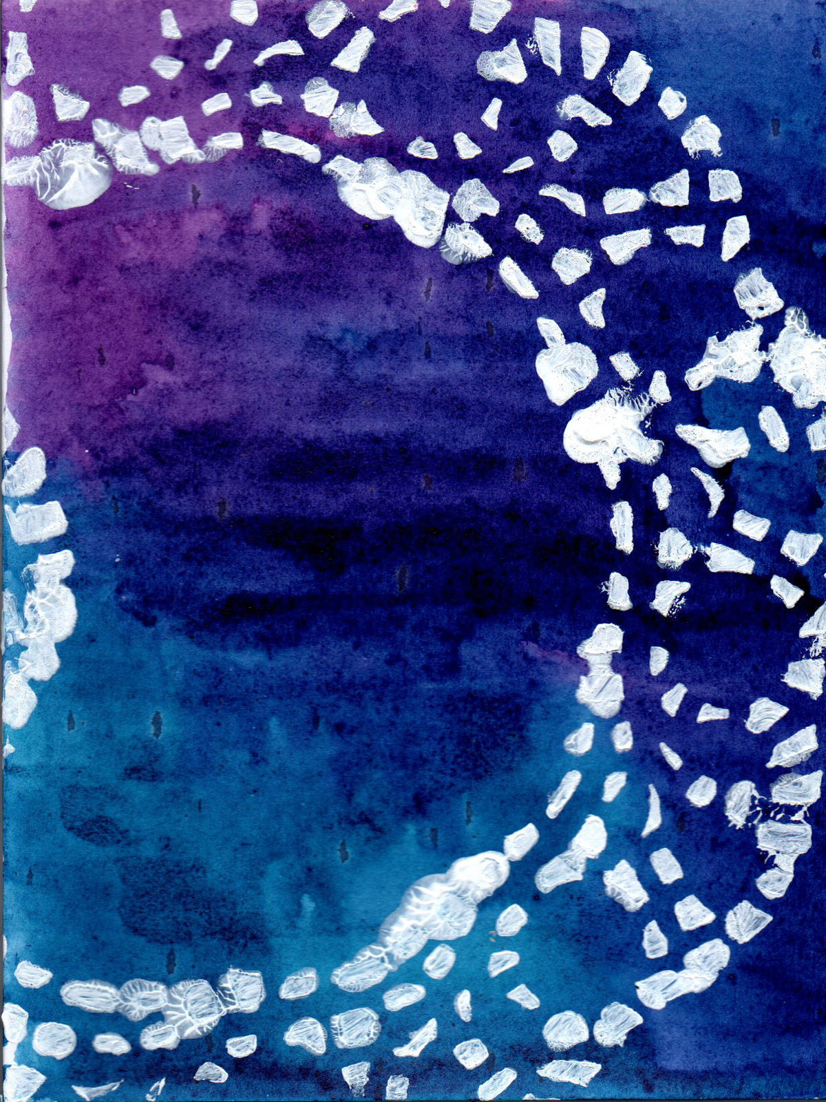 Hand Painted Greeting Cards: 5-pack