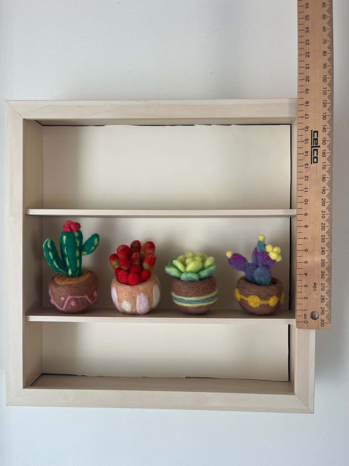 Needle felted Prickly Pear