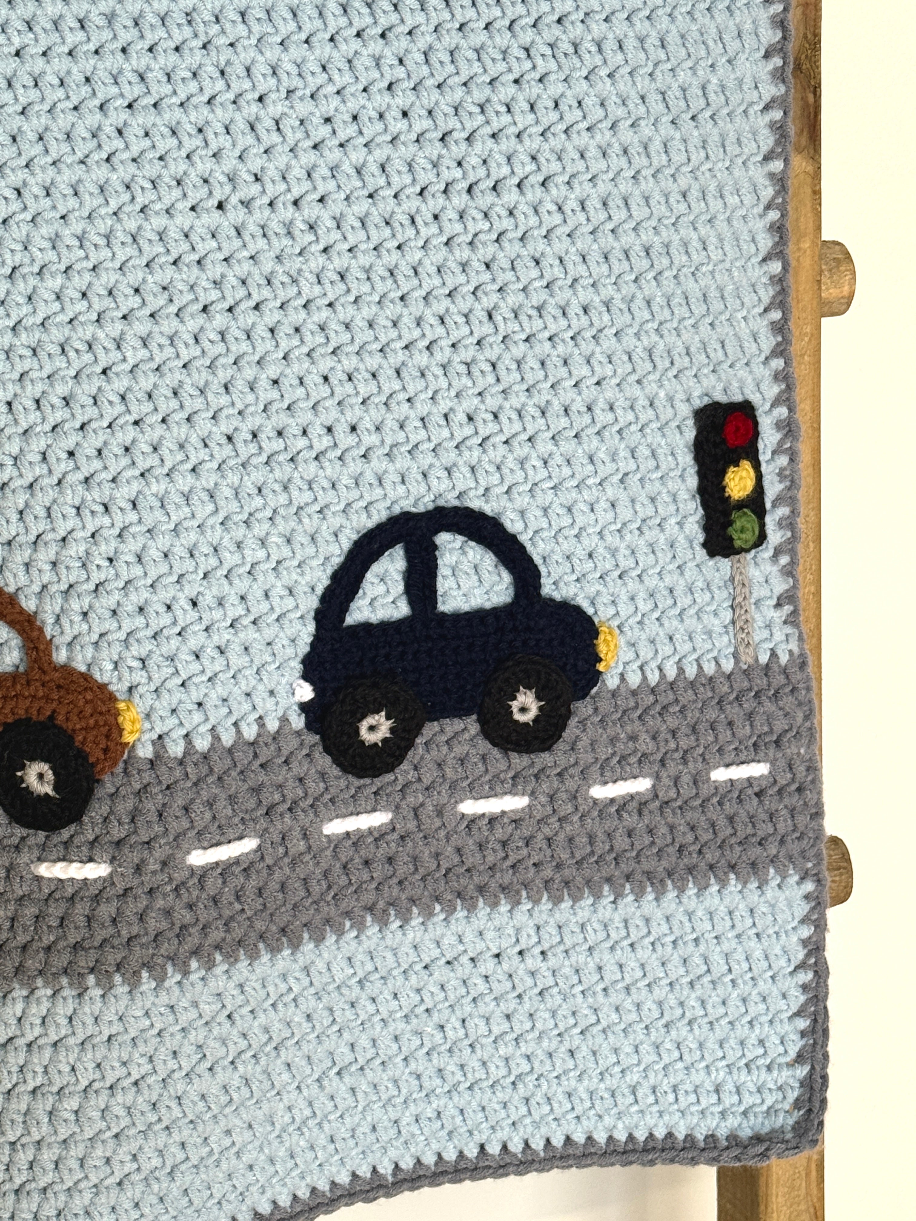 Little Car Baby Blanket