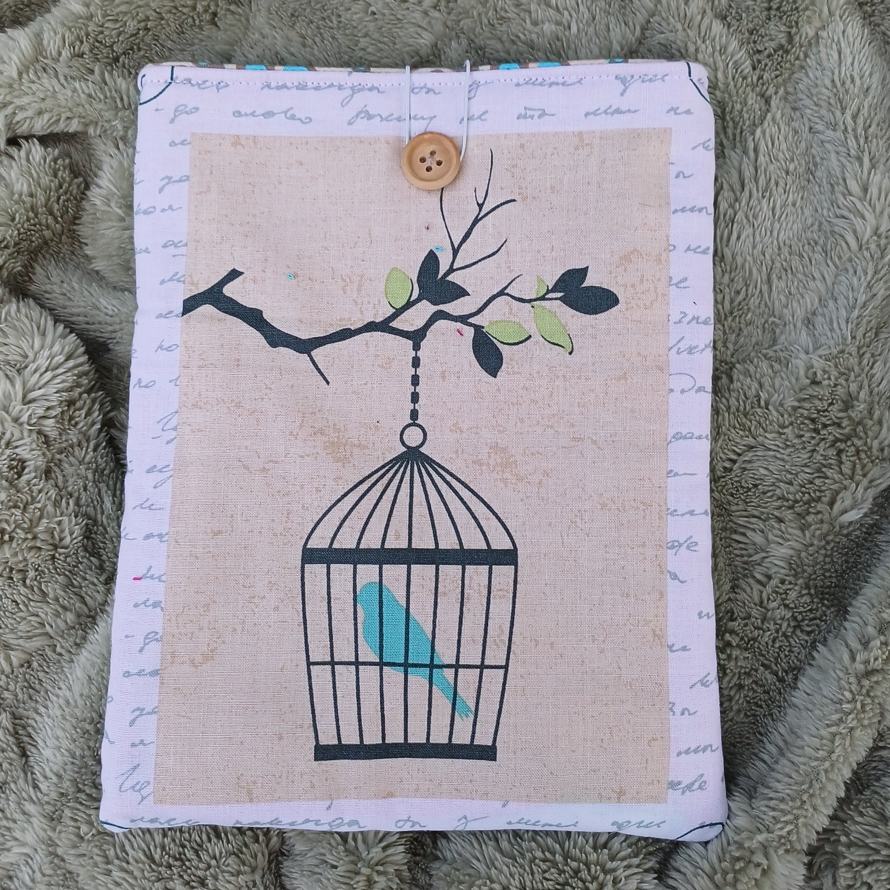Bird Design Book Sleeve for Small Paperback & A5 Notebooks