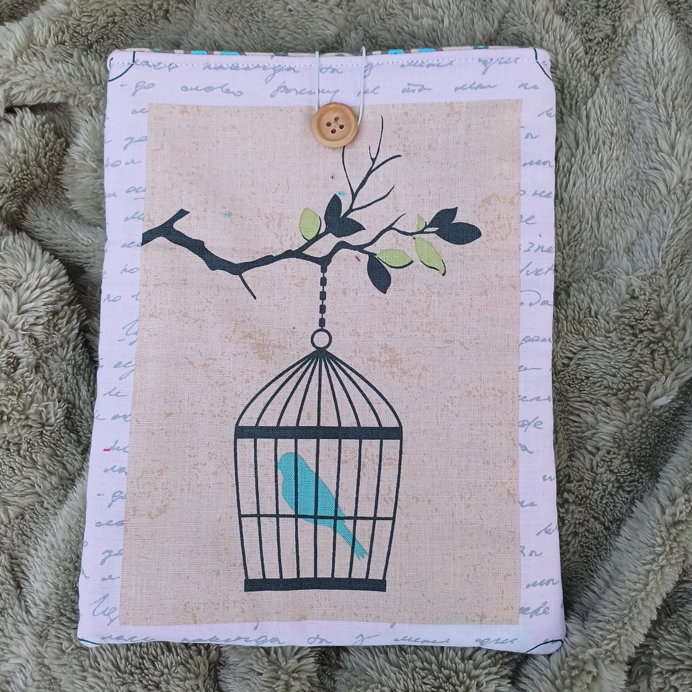 Bird Design Book Sleeve for Small Paperback & A5 Notebooks