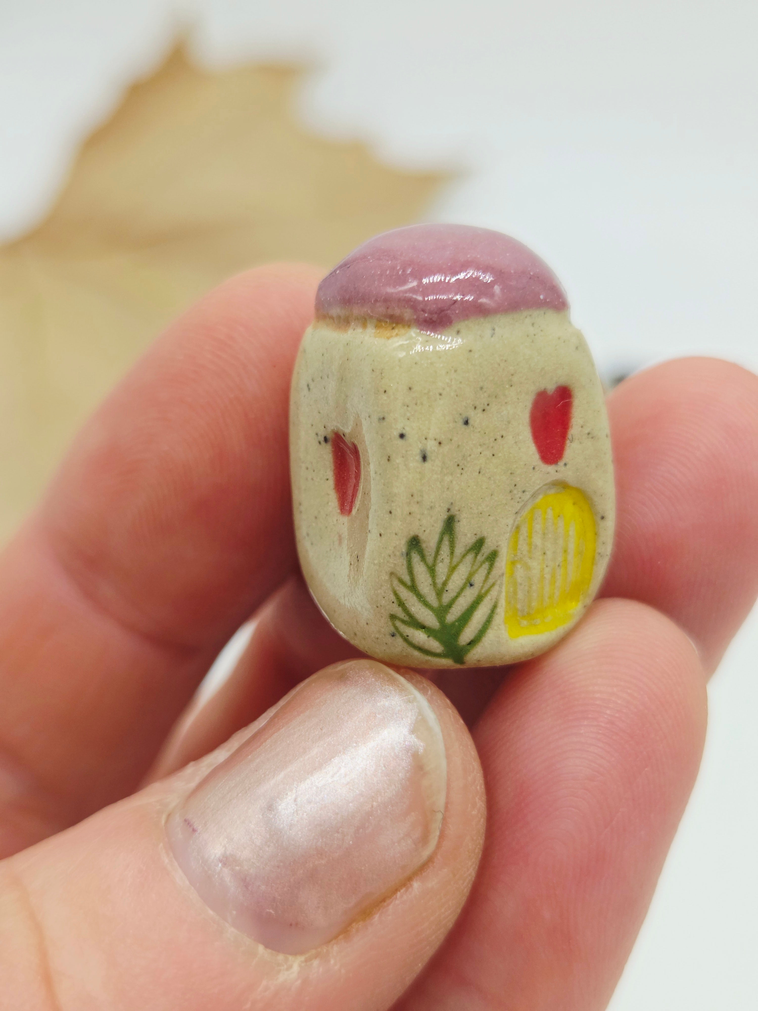 Tiny Ceramic Village -  Lavender Lane