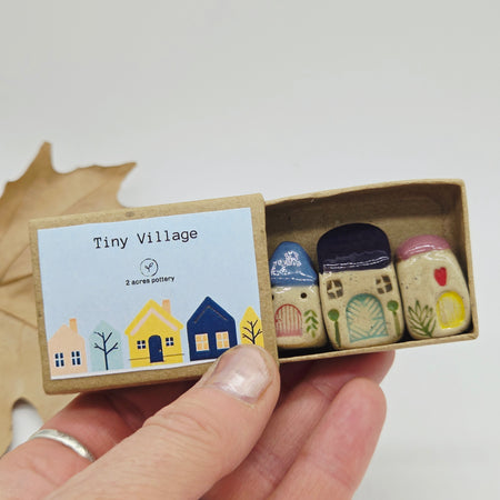 Tiny Ceramic Village -  Lavender Lane