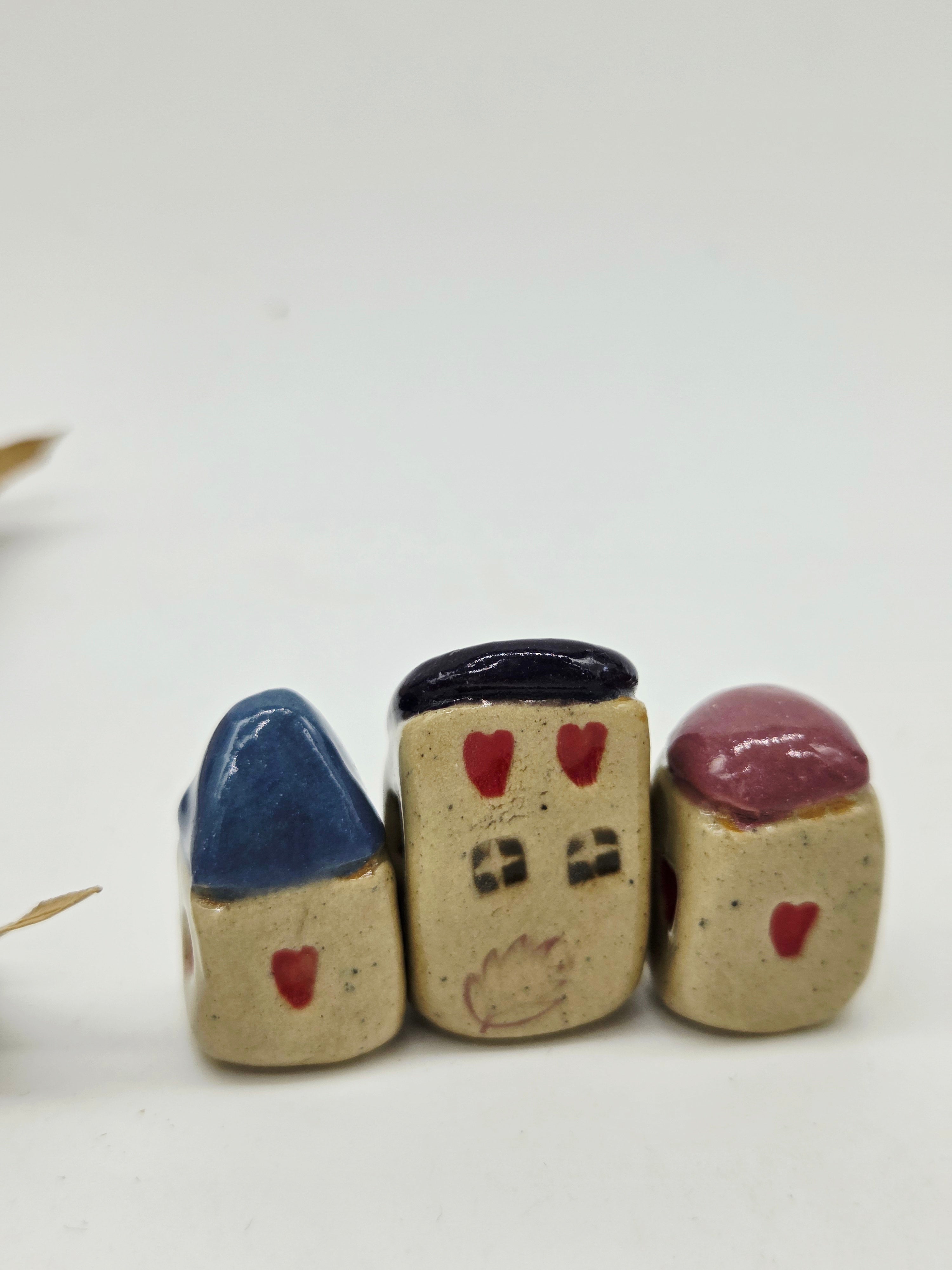 Tiny Ceramic Village -  Lavender Lane