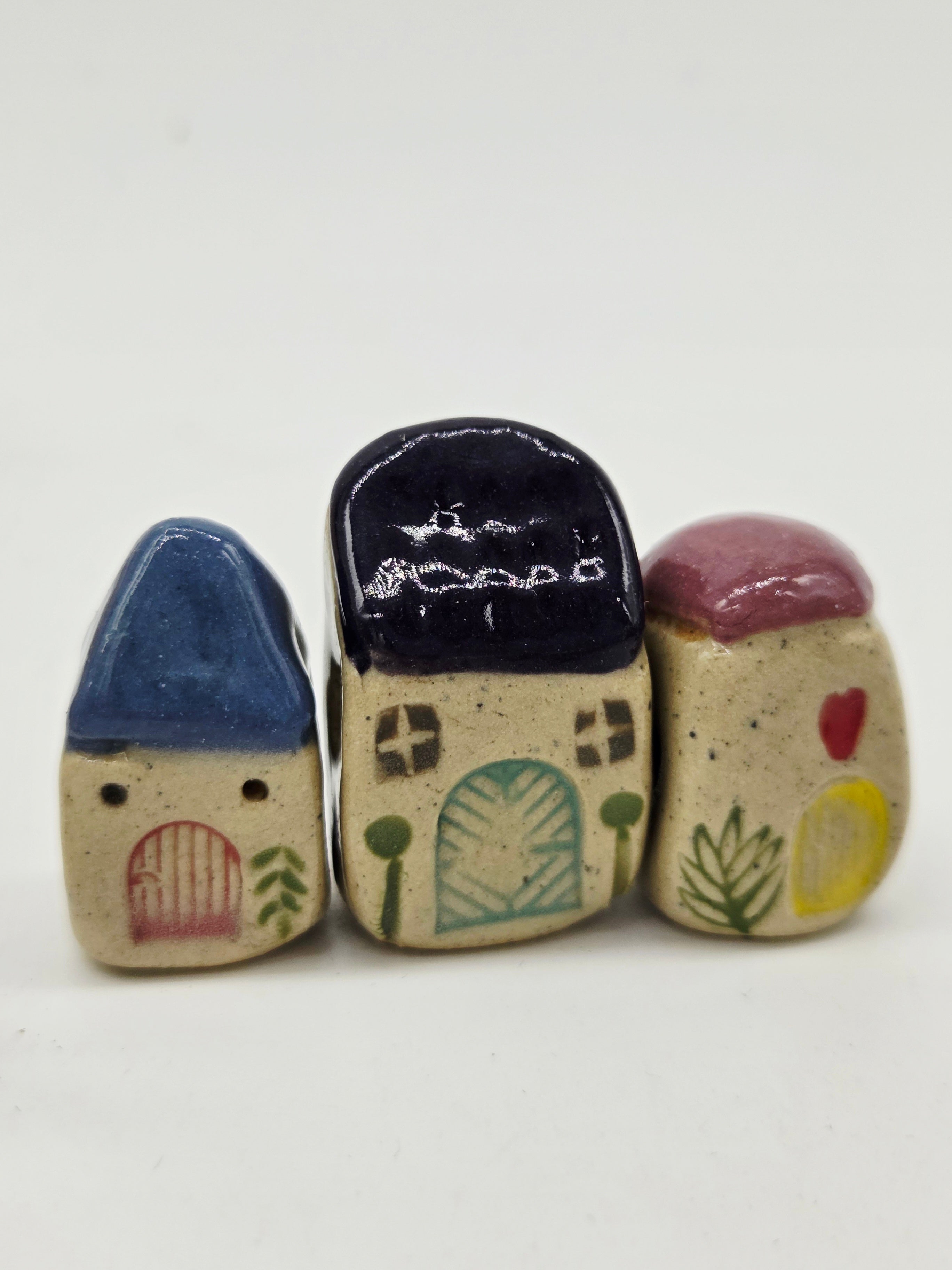 Tiny Ceramic Village -  Lavender Lane