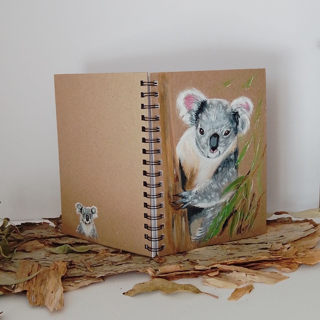 Koala Handpainted Notebook