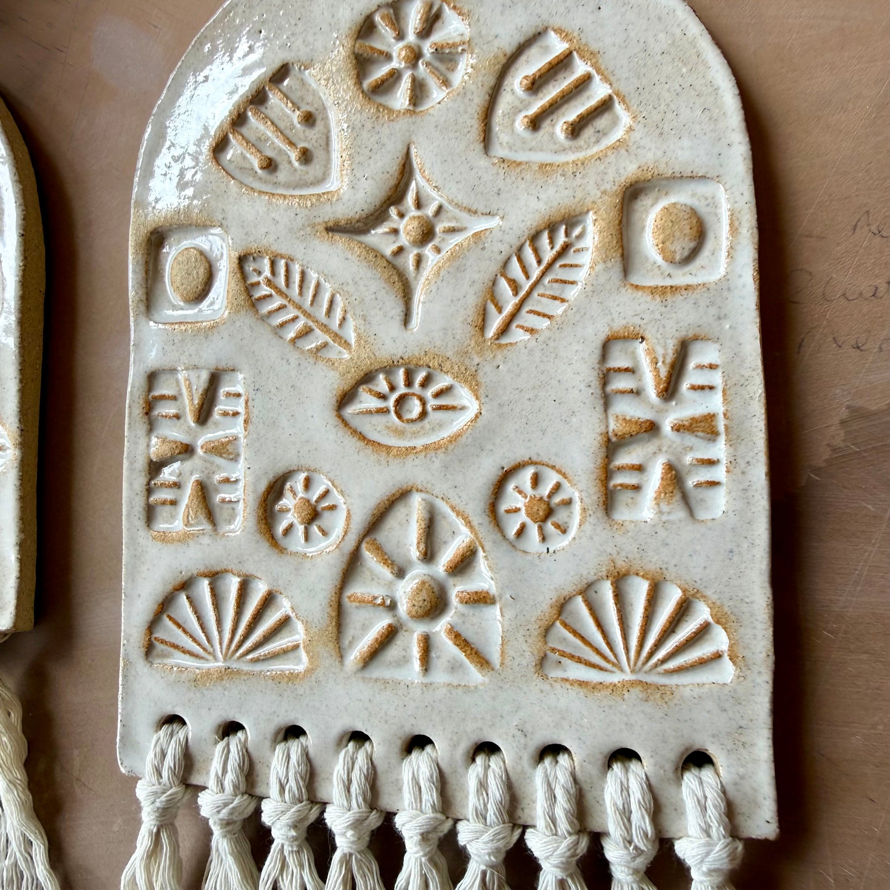 Ceramic Wall Art Tablet Duo
