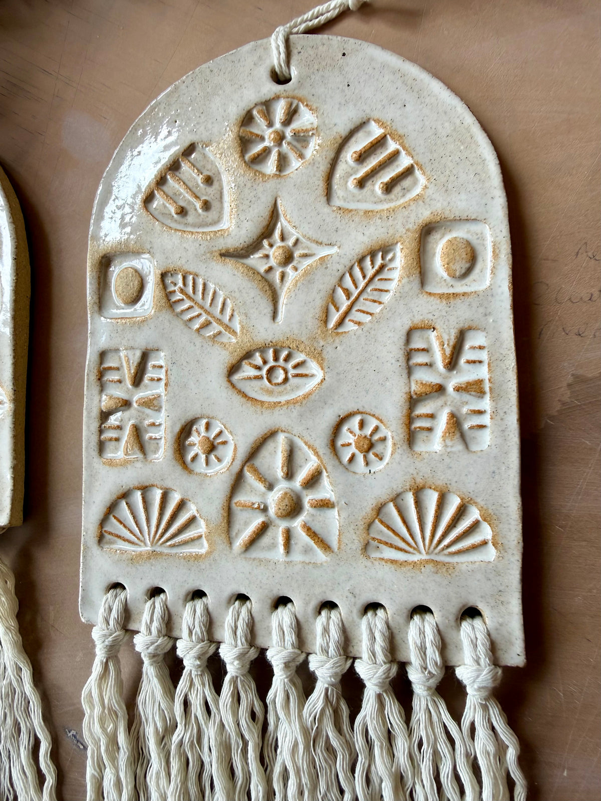 Ceramic Wall Art Tablet Duo