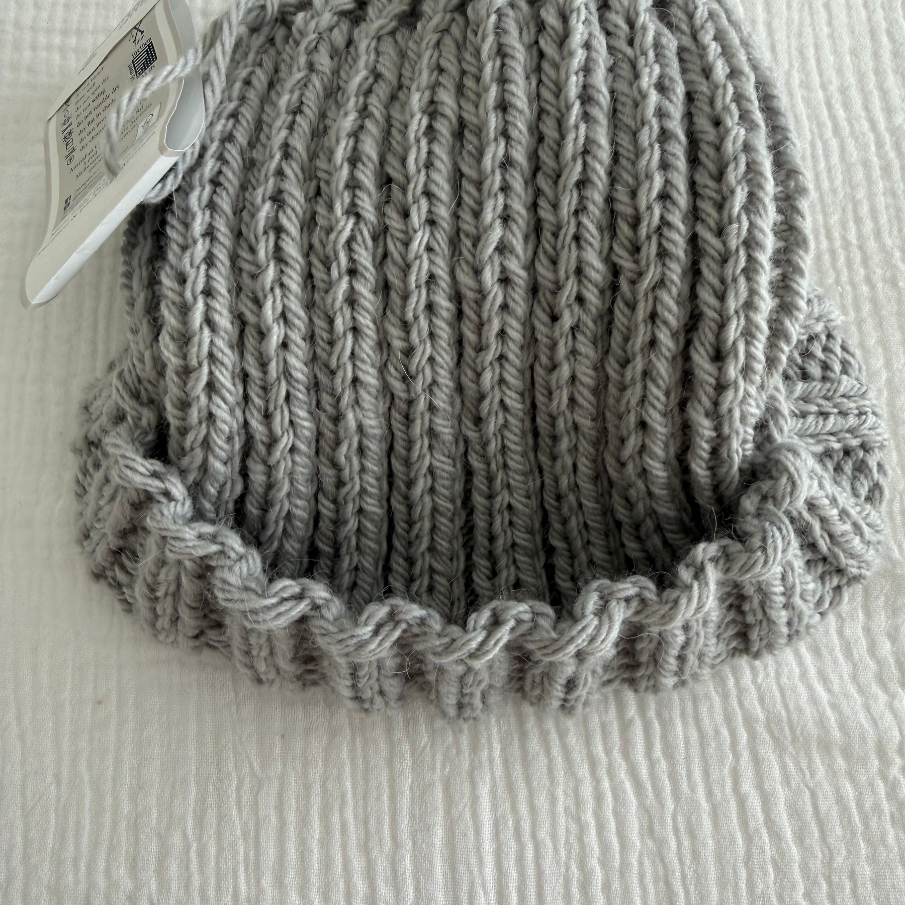 Adult Beanie, Light Grey