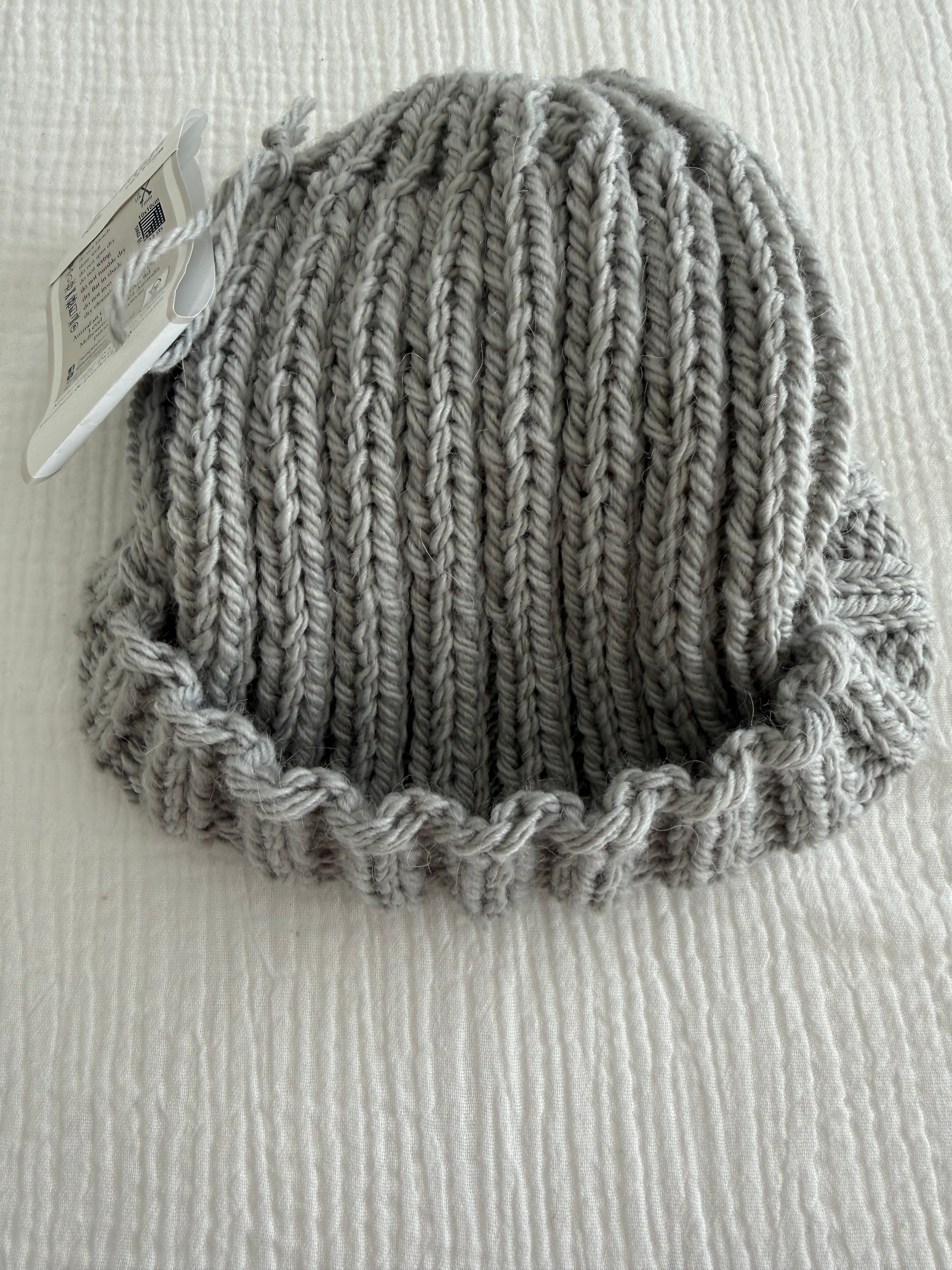 Adult Beanie, Light Grey