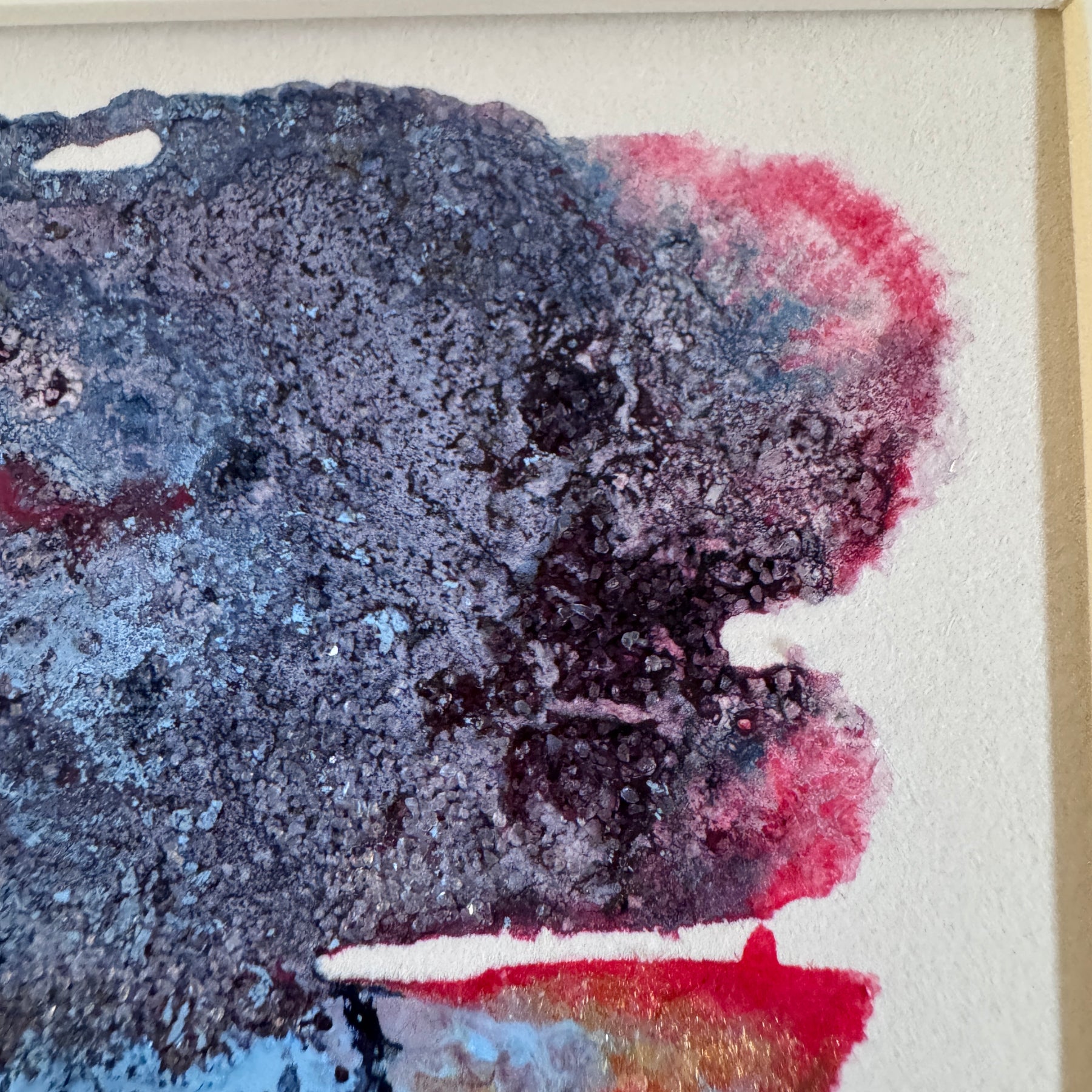 Electric Stillness Abstract Watercolour Artwork