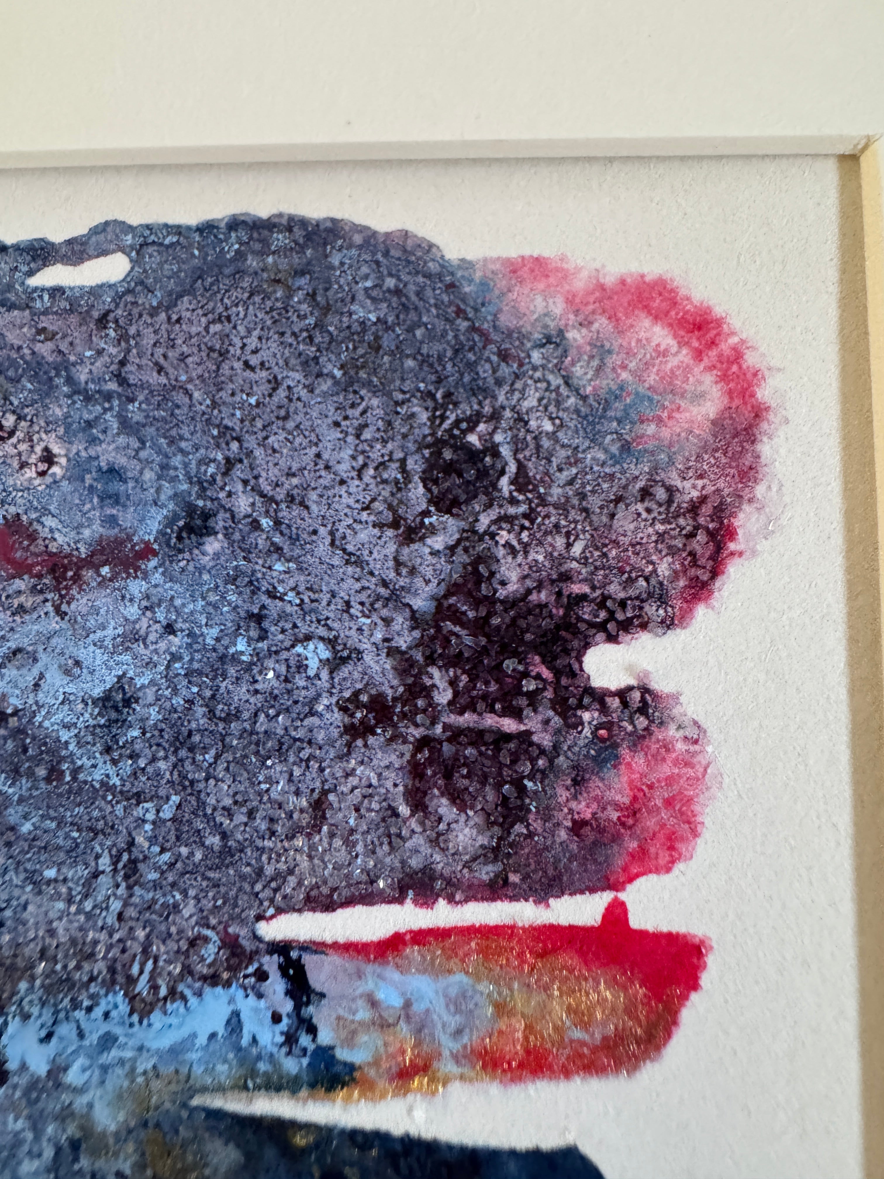 Electric Stillness Abstract Watercolour Artwork