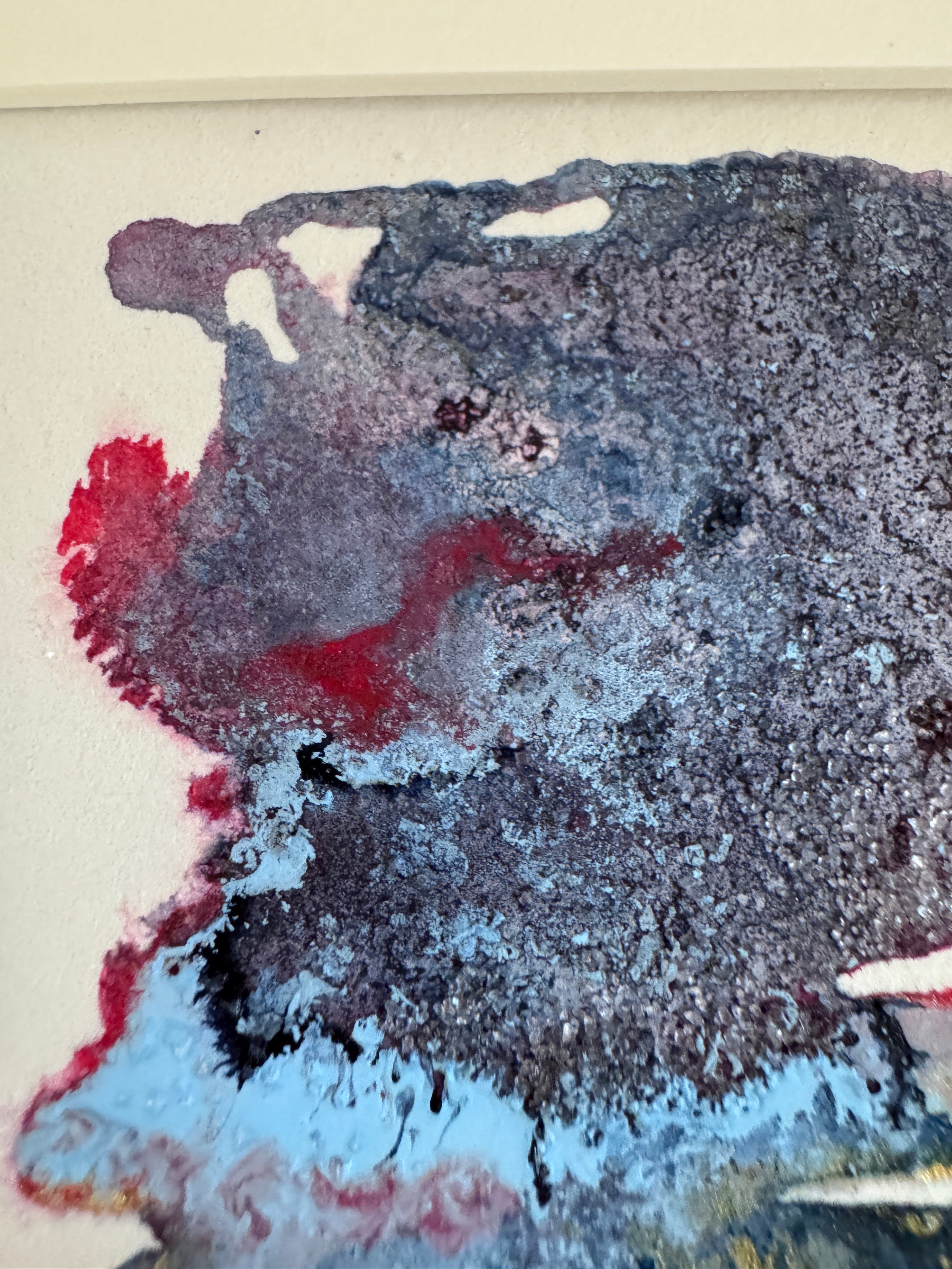 Electric Stillness Abstract Watercolour Artwork