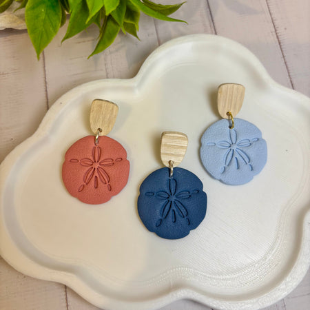 Seaside Stories | Sand Dollar Dangle Earrings