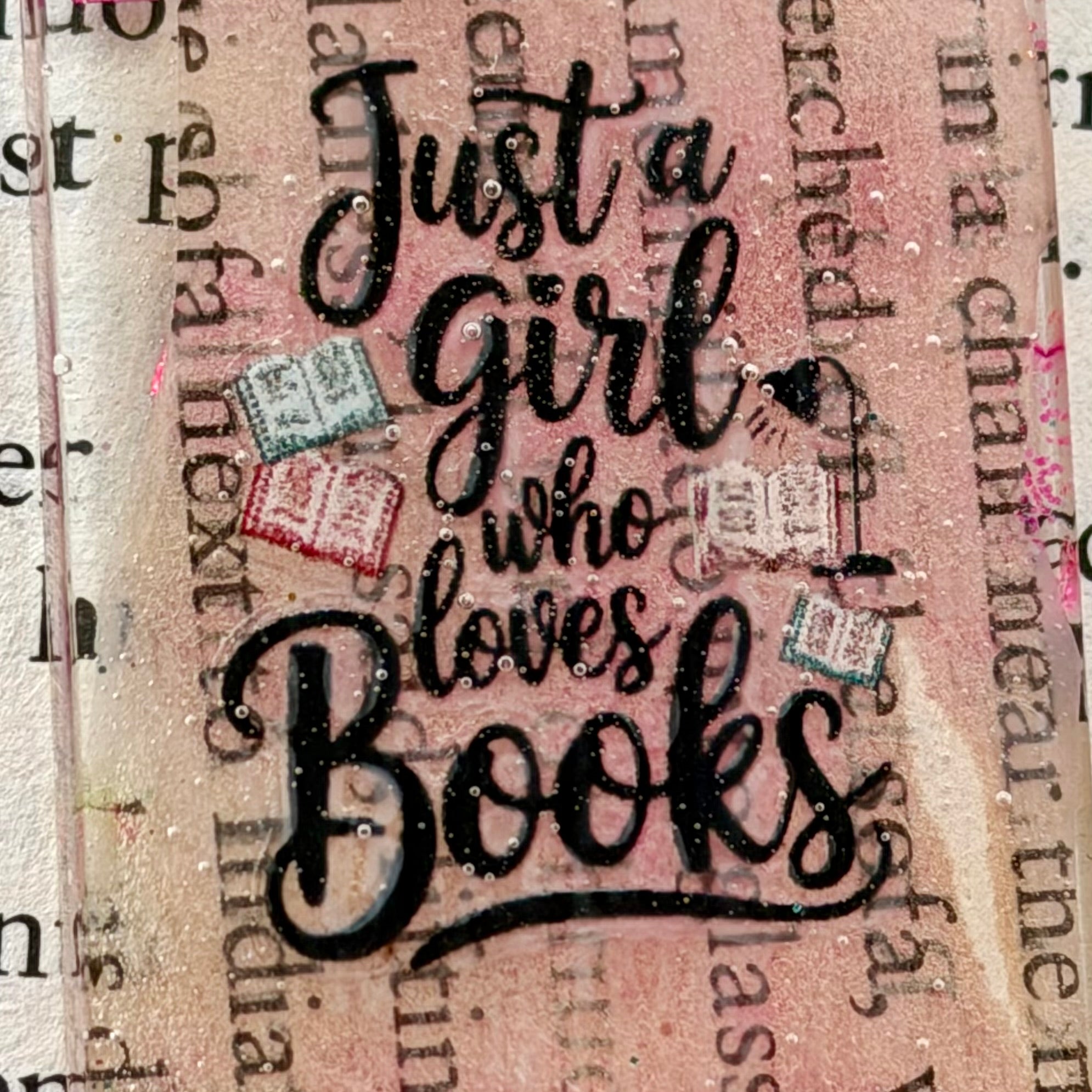 Just a Girl Who Loves Books Pen & Bookmark set
