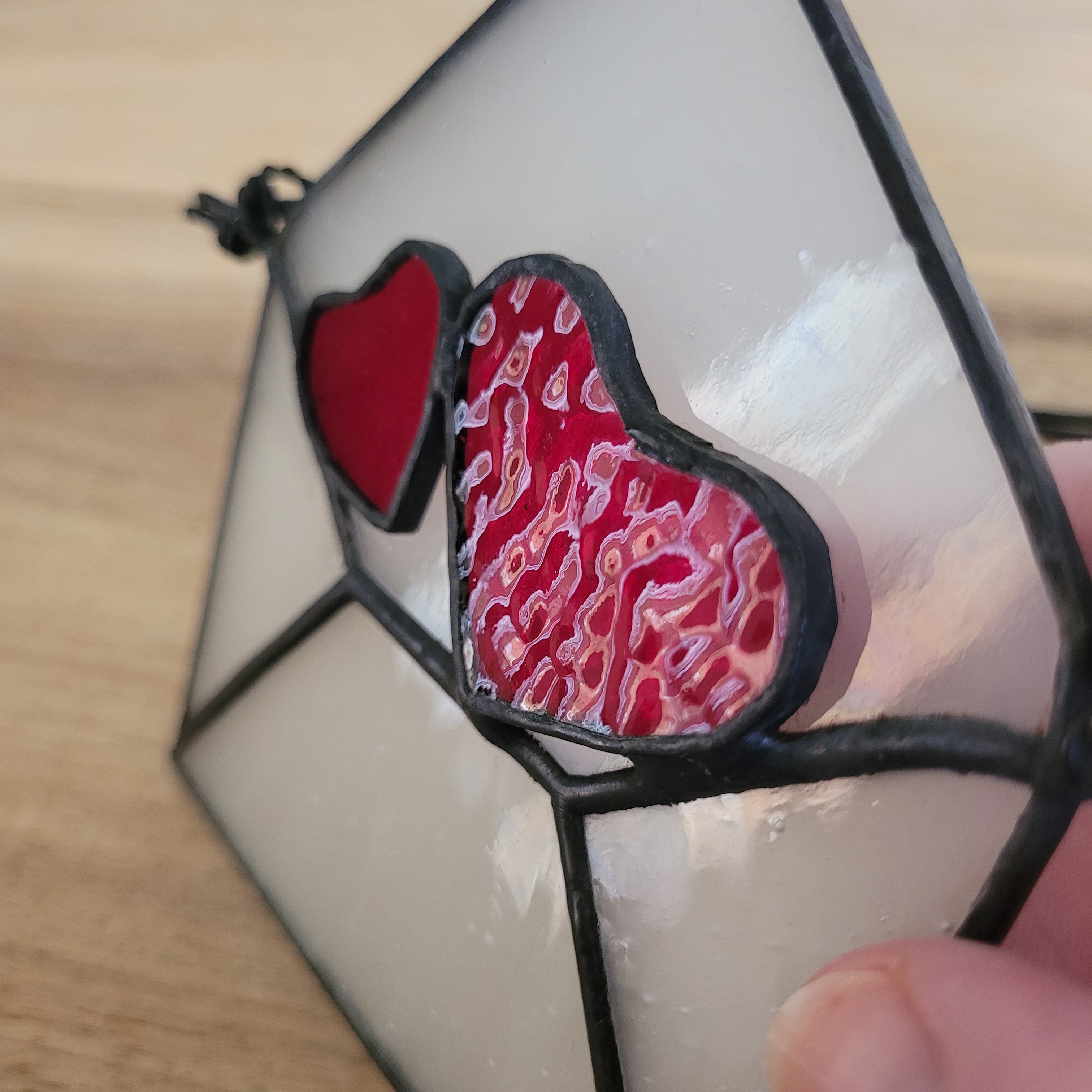 Love Letter - stained glass suncatcher