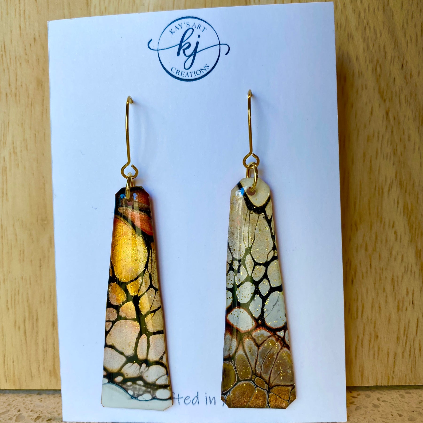 Cafe Latte Collection Hook Earrings