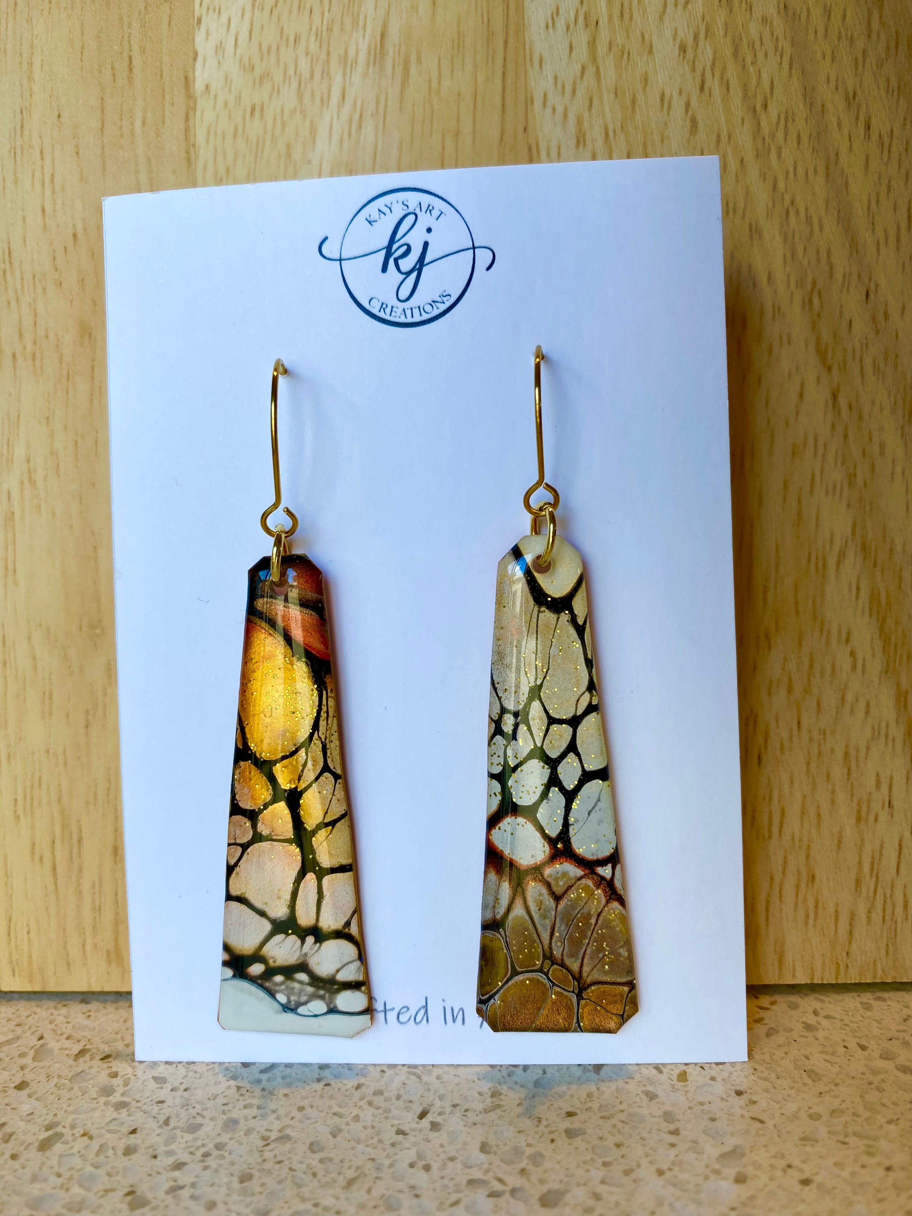 Cafe Latte Collection Hook Earrings