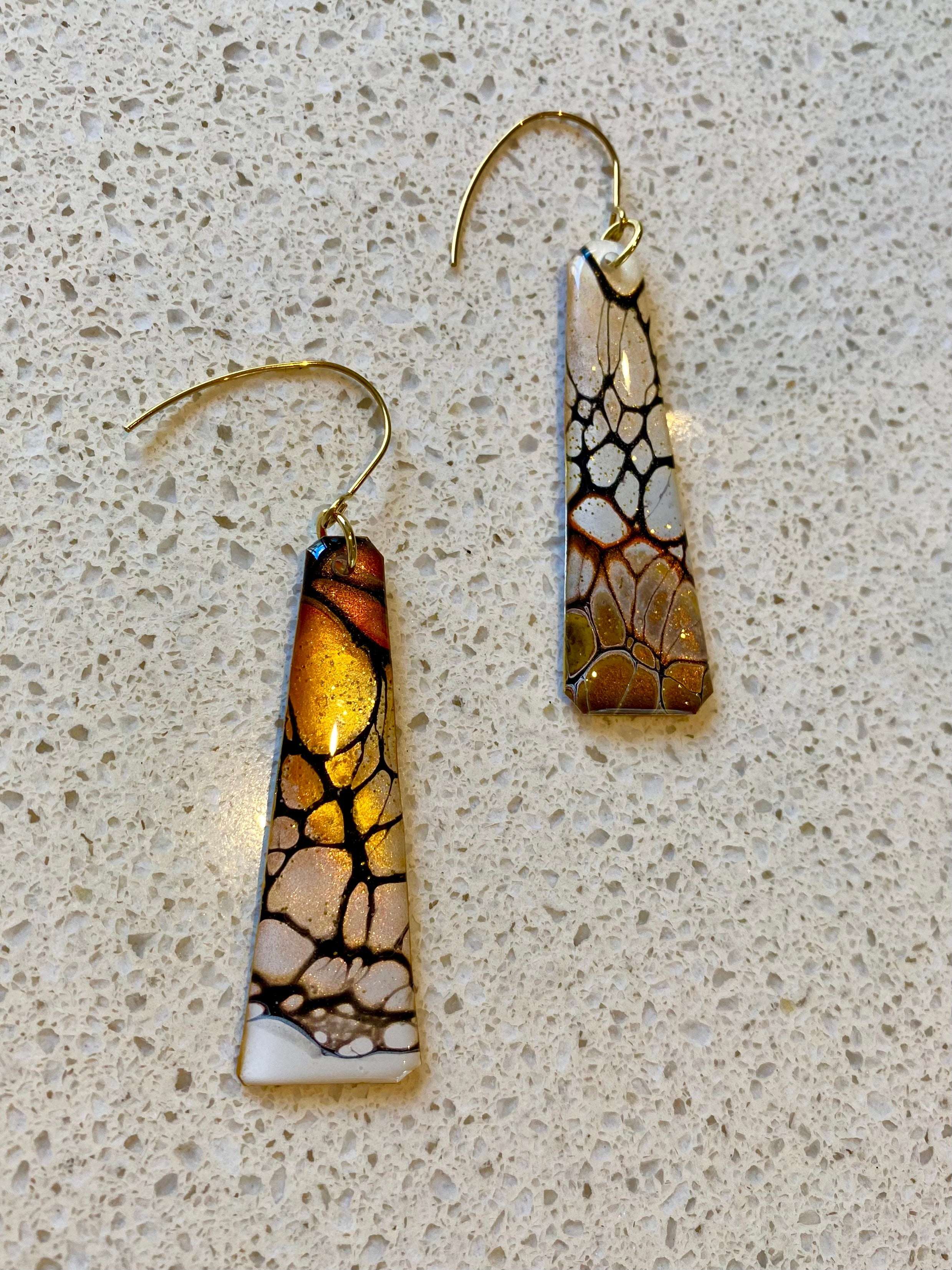 Cafe Latte Collection Hook Earrings