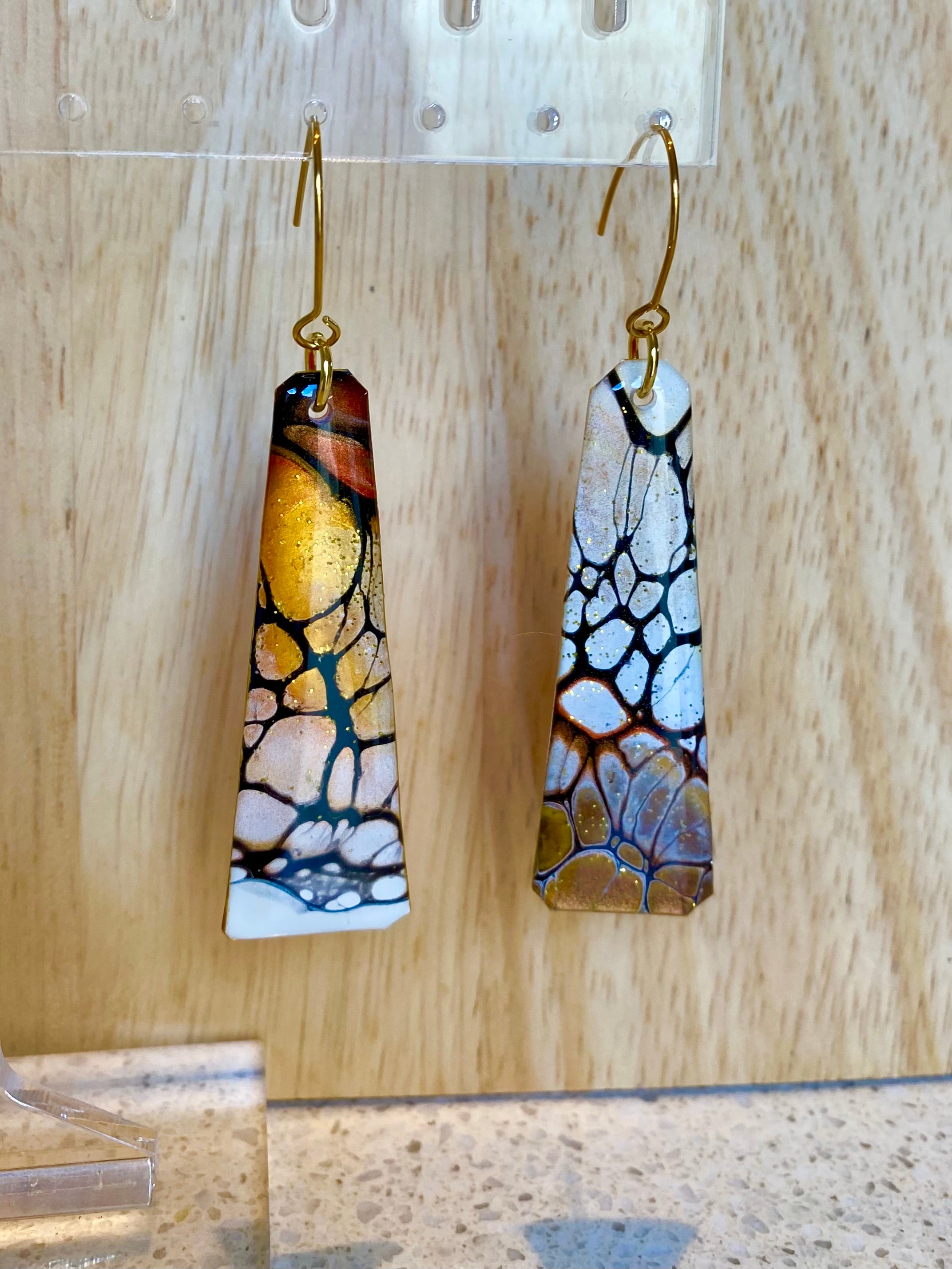 Cafe Latte Collection Hook Earrings