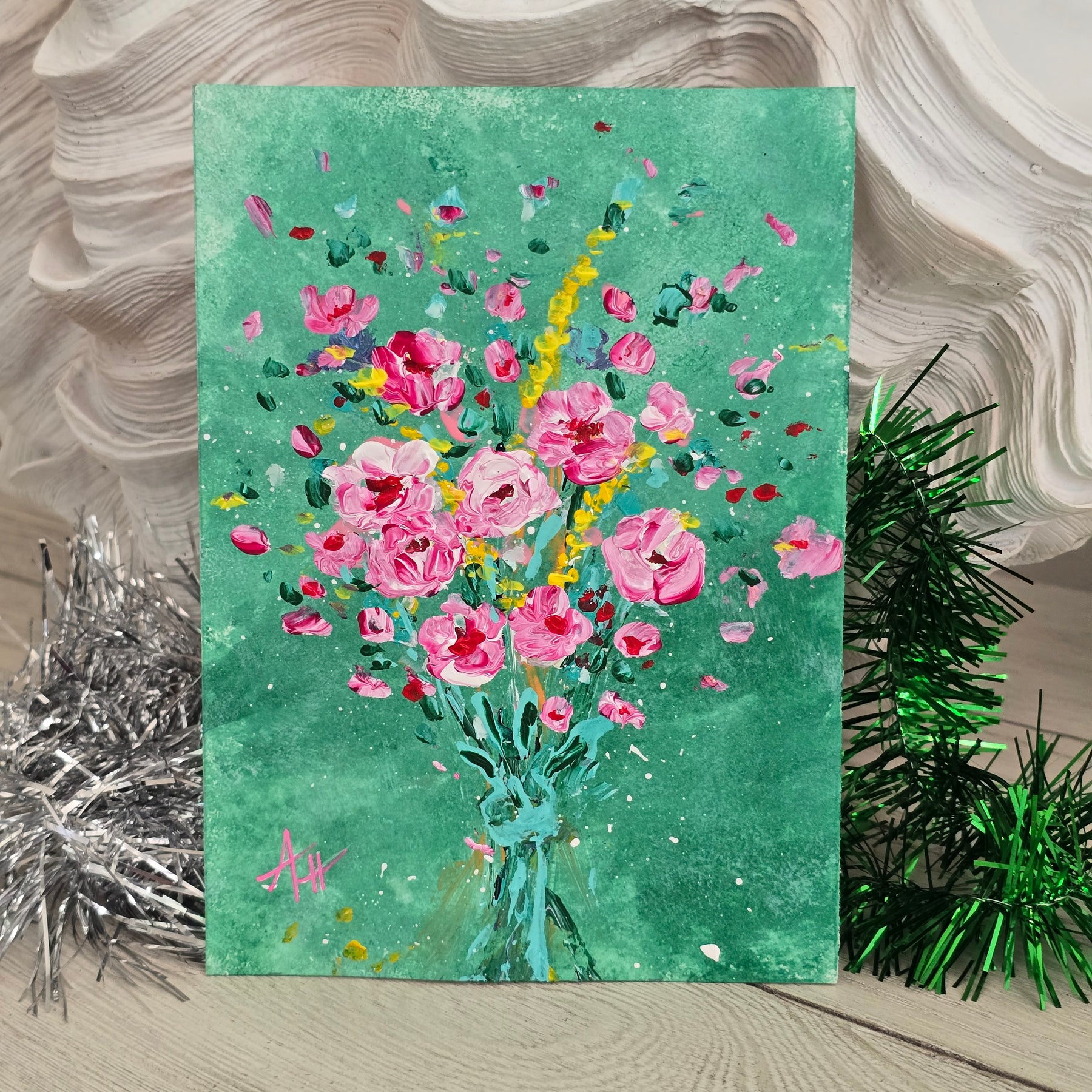 'Rose Bouquet' - Framed Artwork