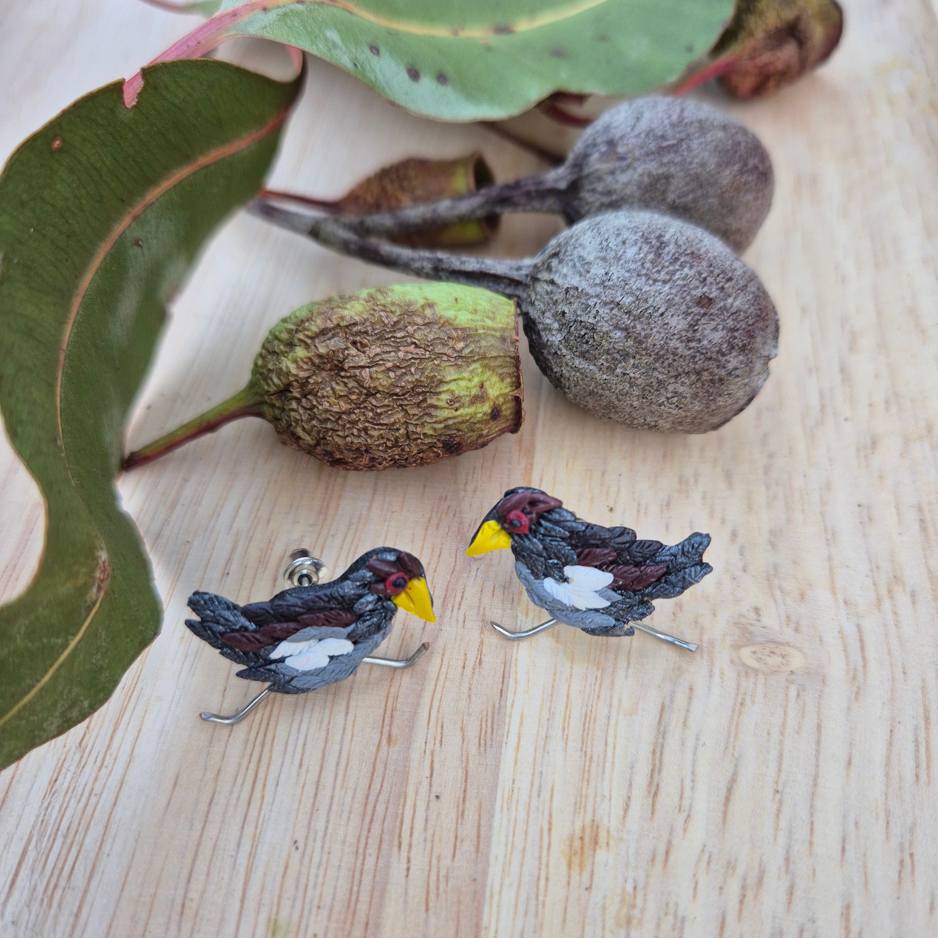 Aussie Birds Mini Stud Earrings (CHOOSE FROM 7 BIRDS)