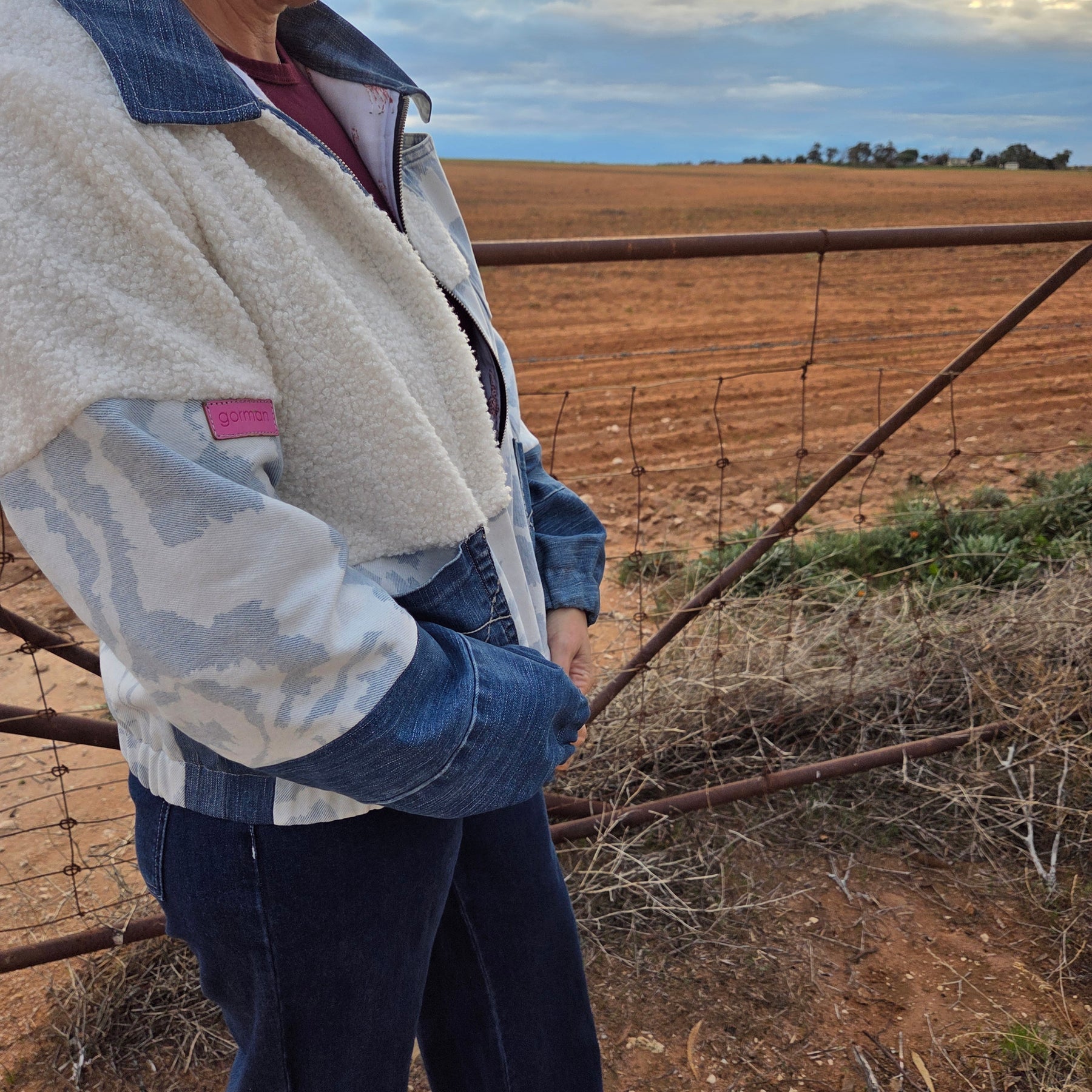 Icy Polar - Denim Bomber jacket - S/M