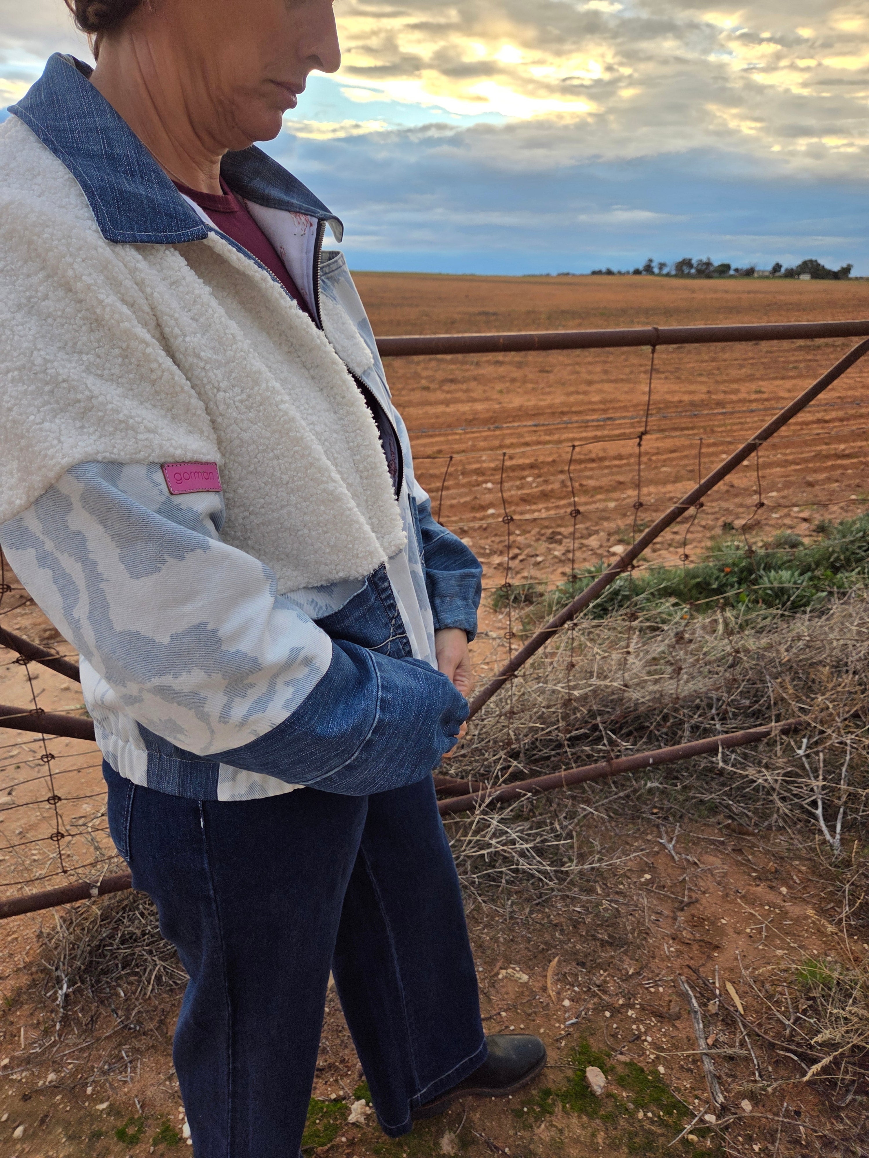 Icy Polar - Denim Bomber jacket - S/M