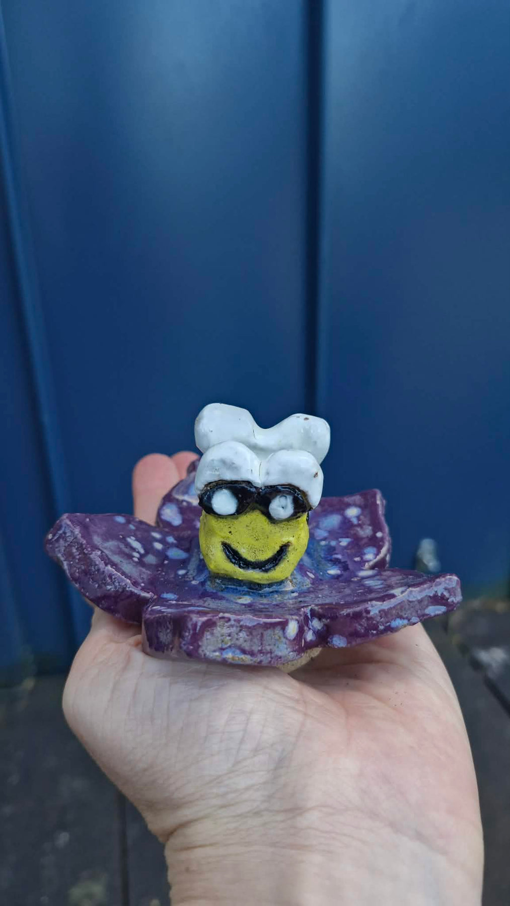 Bee on Flower Sculpture.