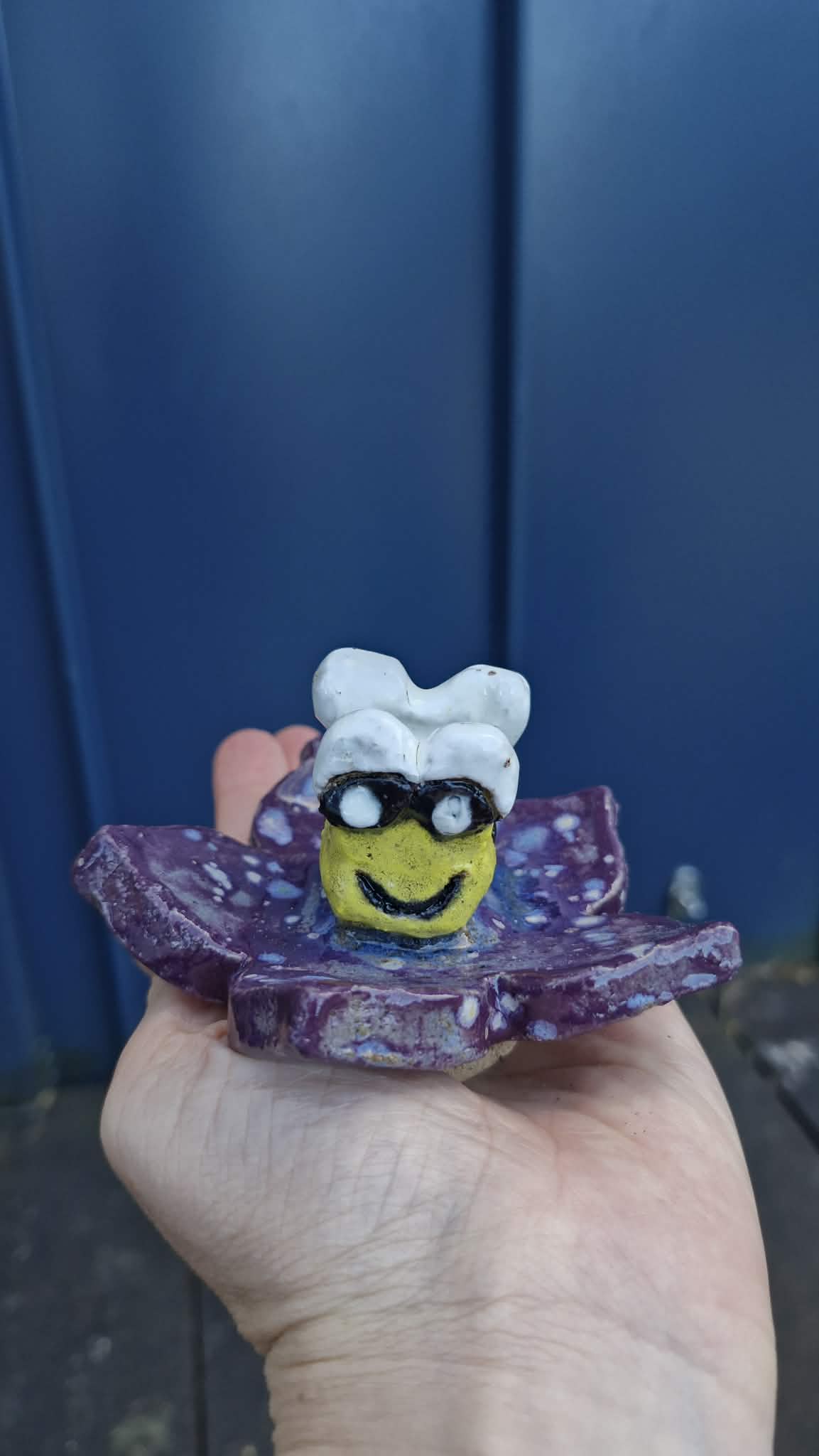 Bee on Flower Sculpture.