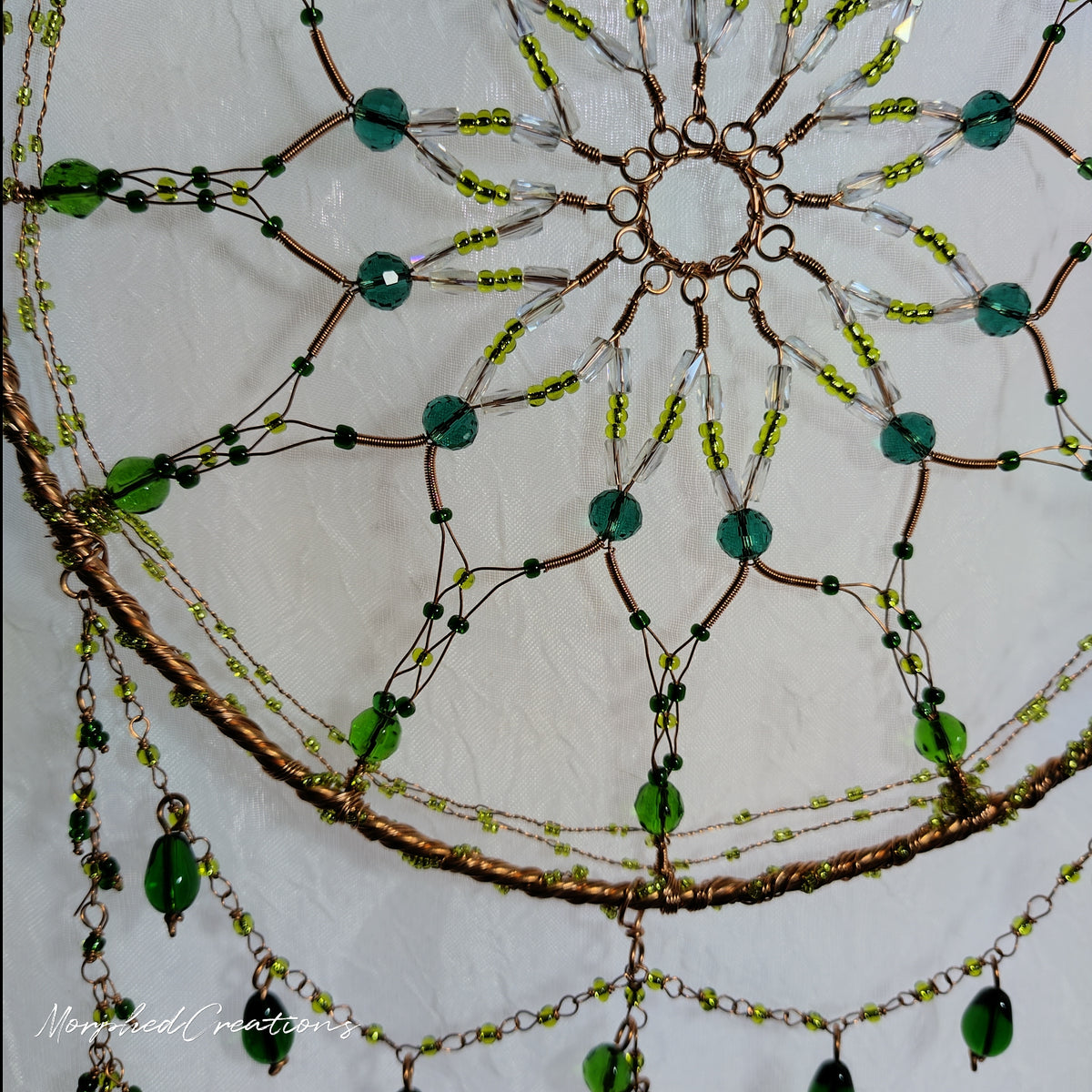 Large dream catcher styled sun catcher