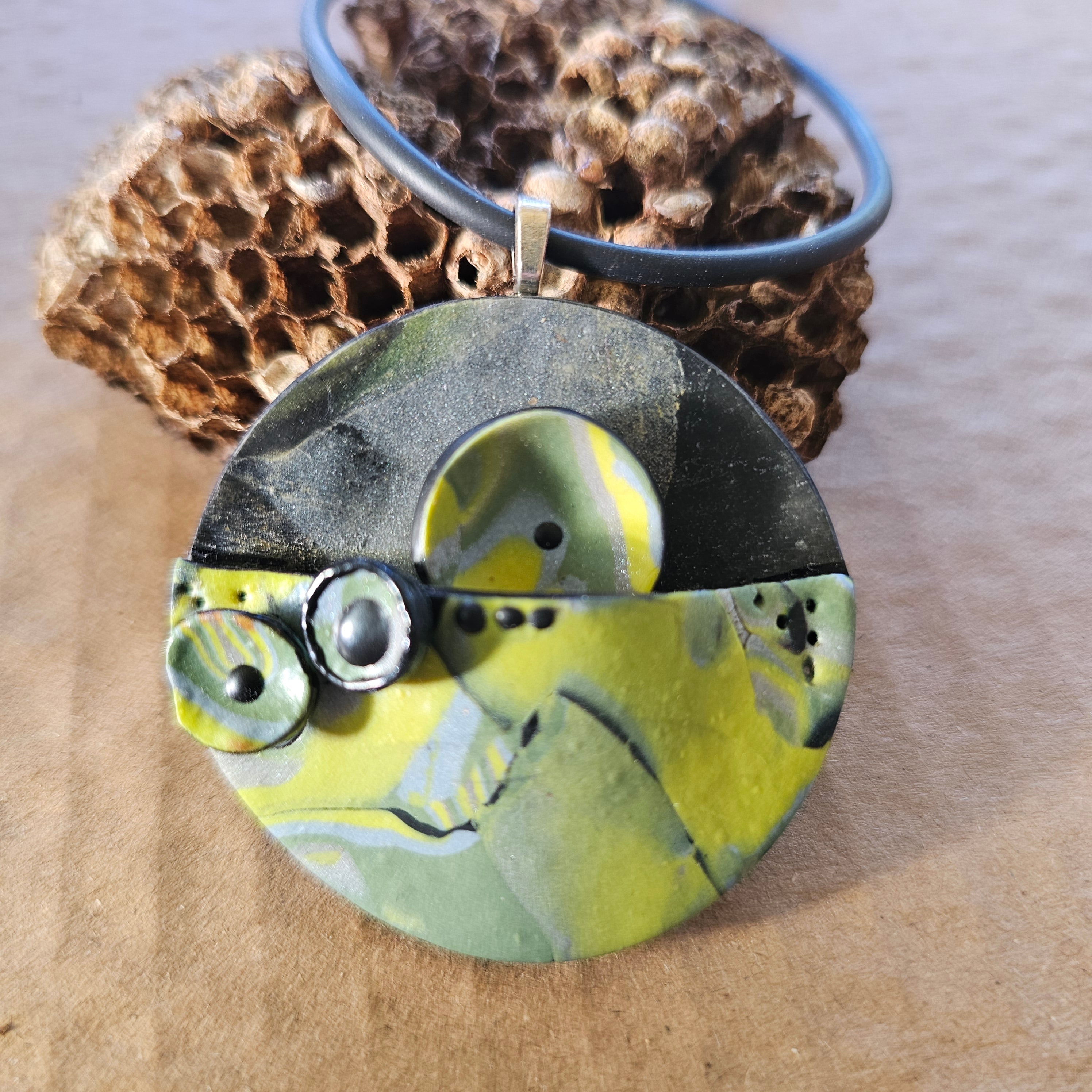MOSSLIGHT - POLYMER CLAY PENDANT