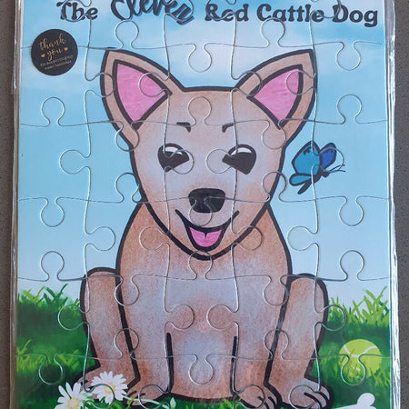 Cackleberry Lodge Boutique Puzzle - Hoondy, The Clever Red Cattle Dog