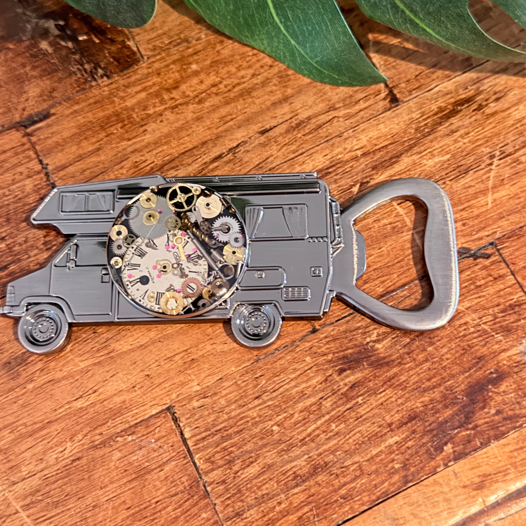 Steampunk watch parts  bottle opener (Caravan)