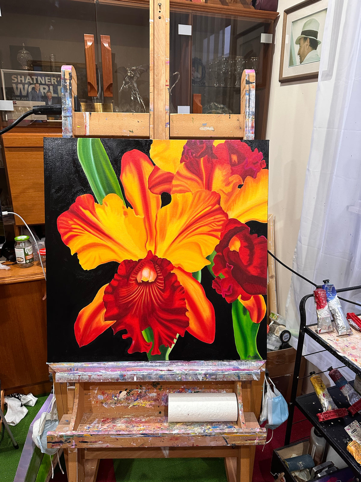 Inferna - Original Oil Painting - Hand Painted - Orchid