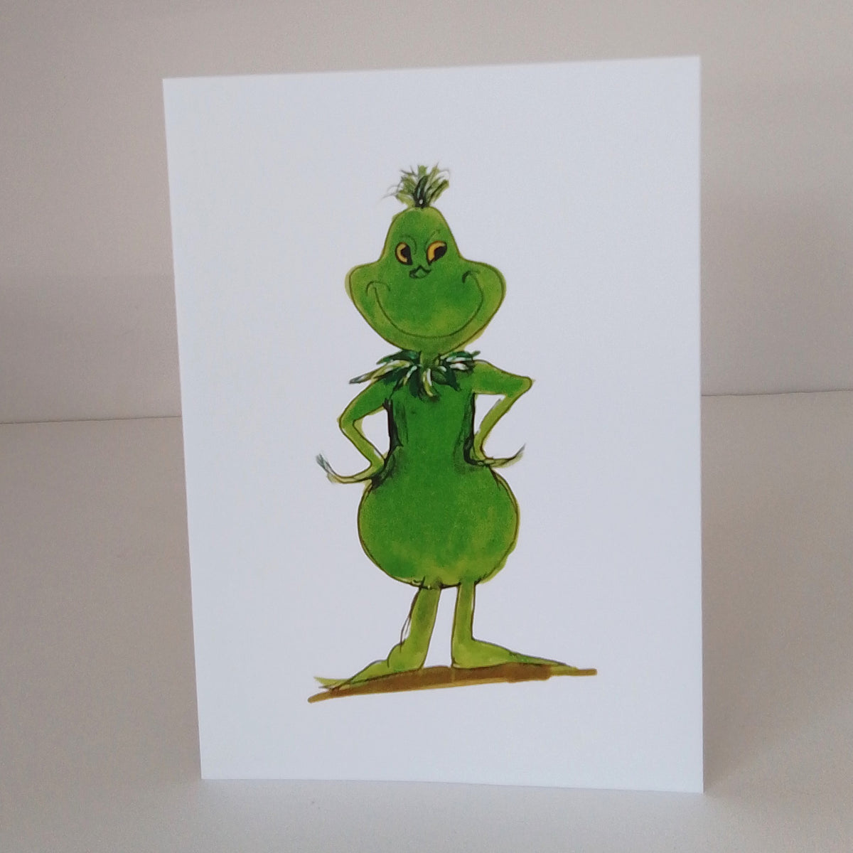 Grinch Christmas cards and tags