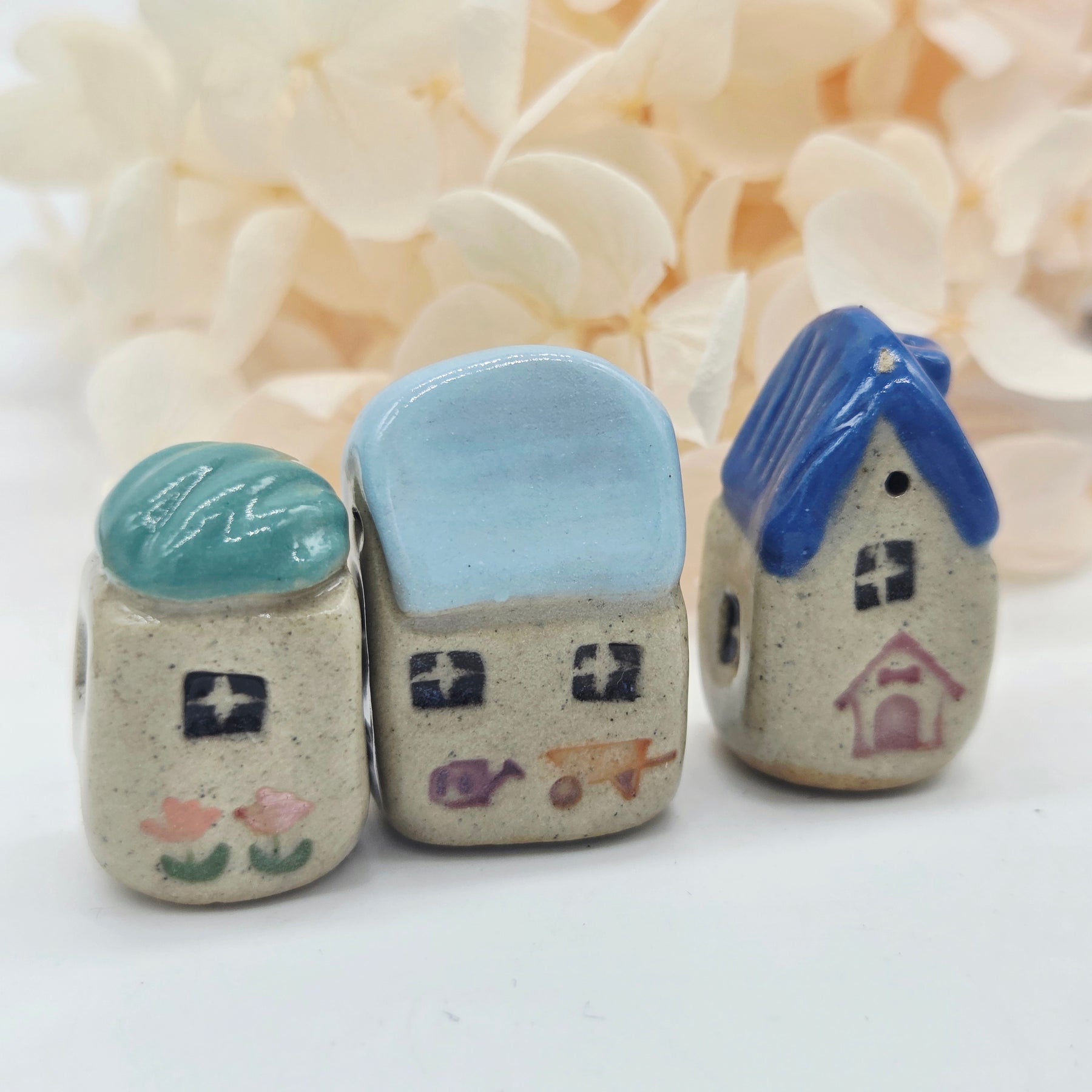 Tiny Ceramic Village - Bluebell Avenue
