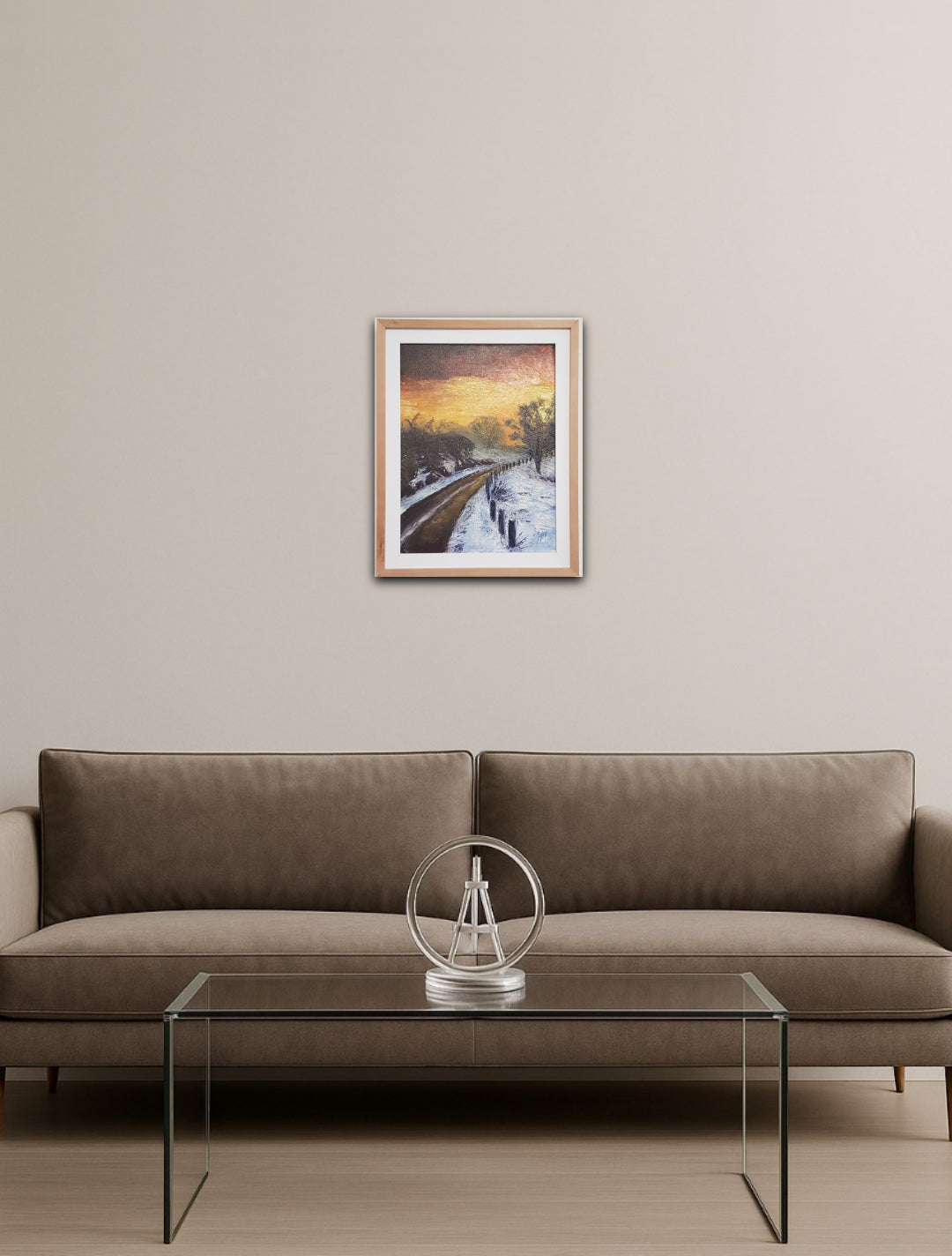 " Around the Bend" Oil Painting.    free shipping!