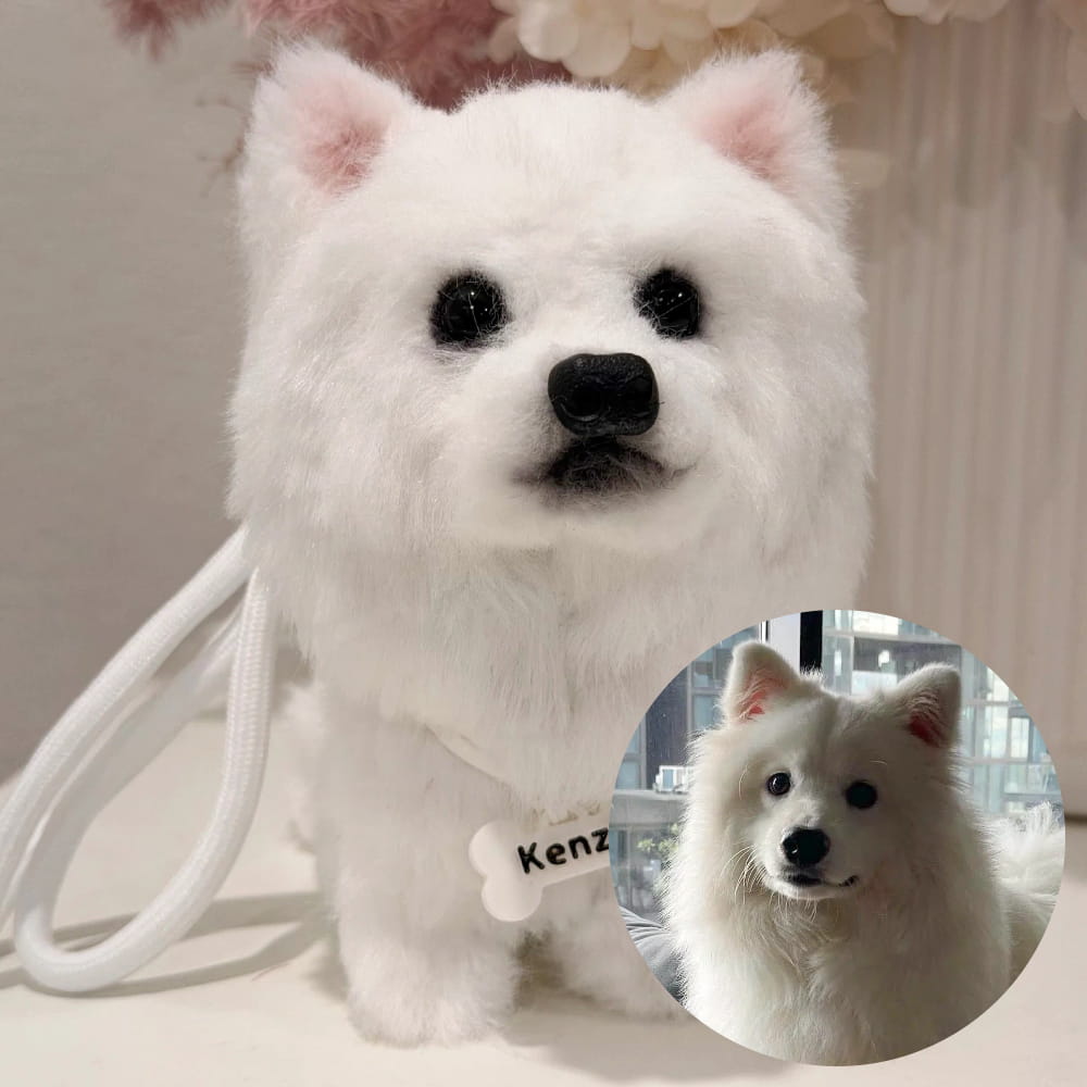 Custom Dog Replica from Photo, Poseable Art Doll, Pet Memorial Keepsake - Handmade Soft Sculpture, Personalised Plushie Ornament