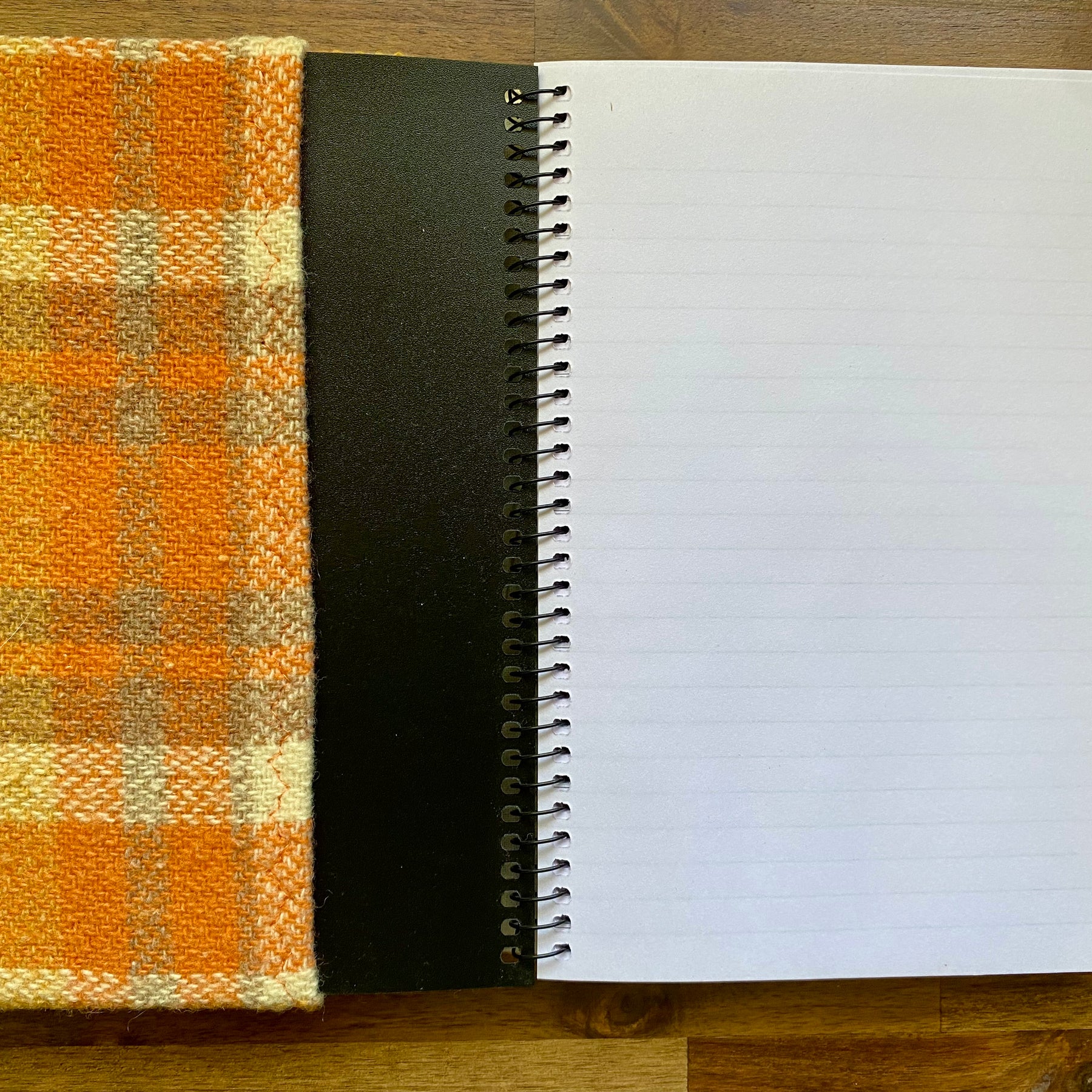 A5 Upcycled Notebook Wombat - Orange