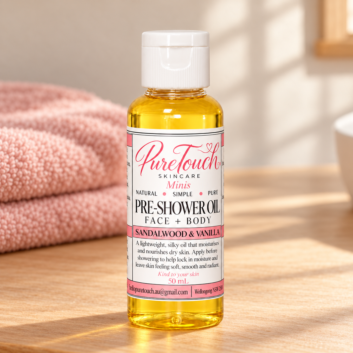 Pre-Shower Oil Face and Body 100mL