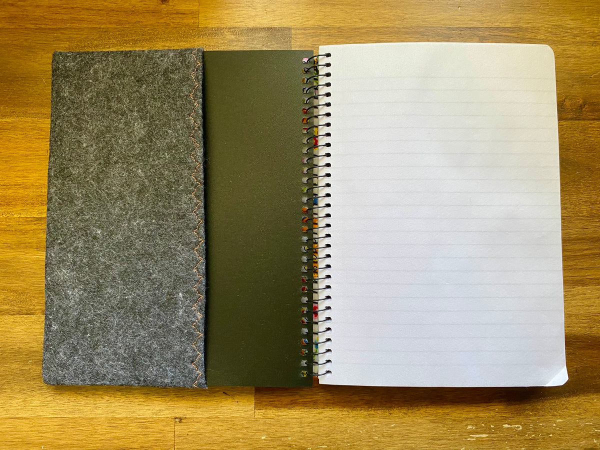 A5 Upcycled Notebook Fox