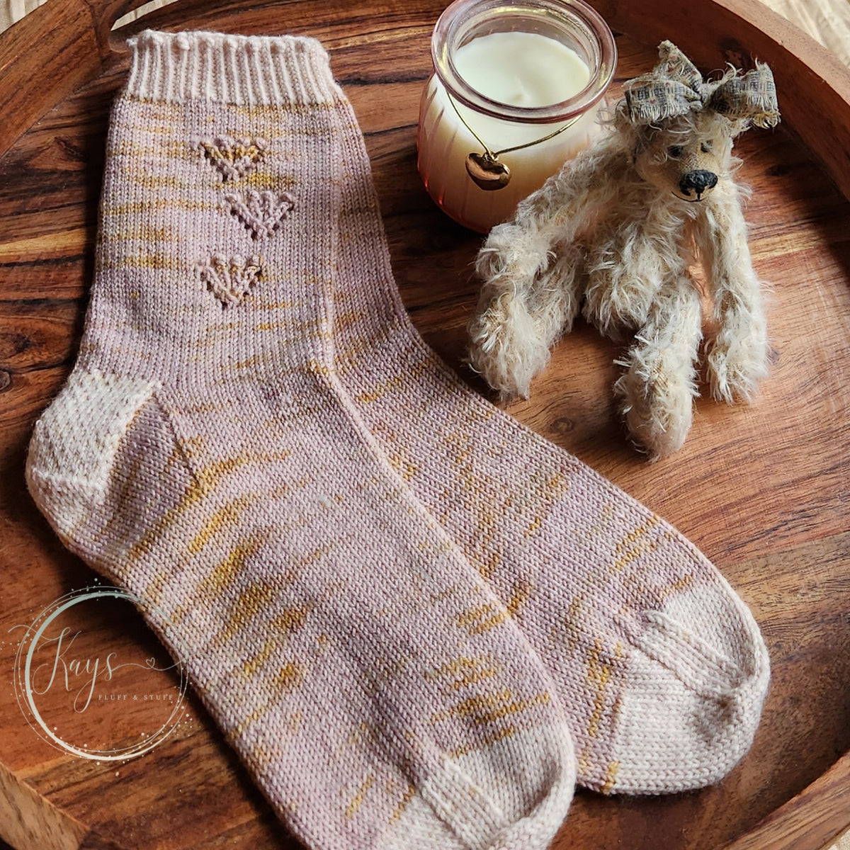 Hand Knitted Women's Mid-Calf Socks