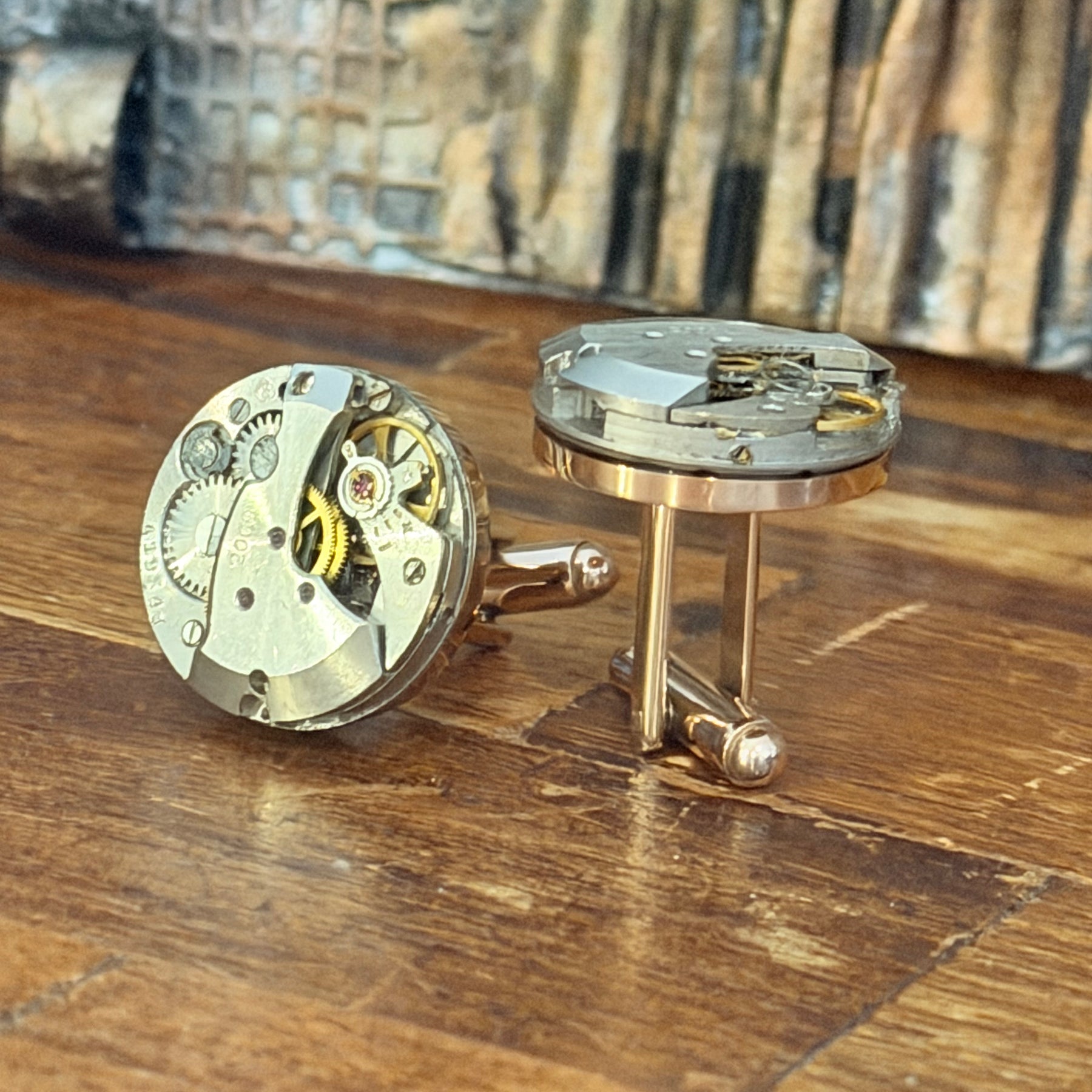 Steampunk Watch Movement Cufflinks
