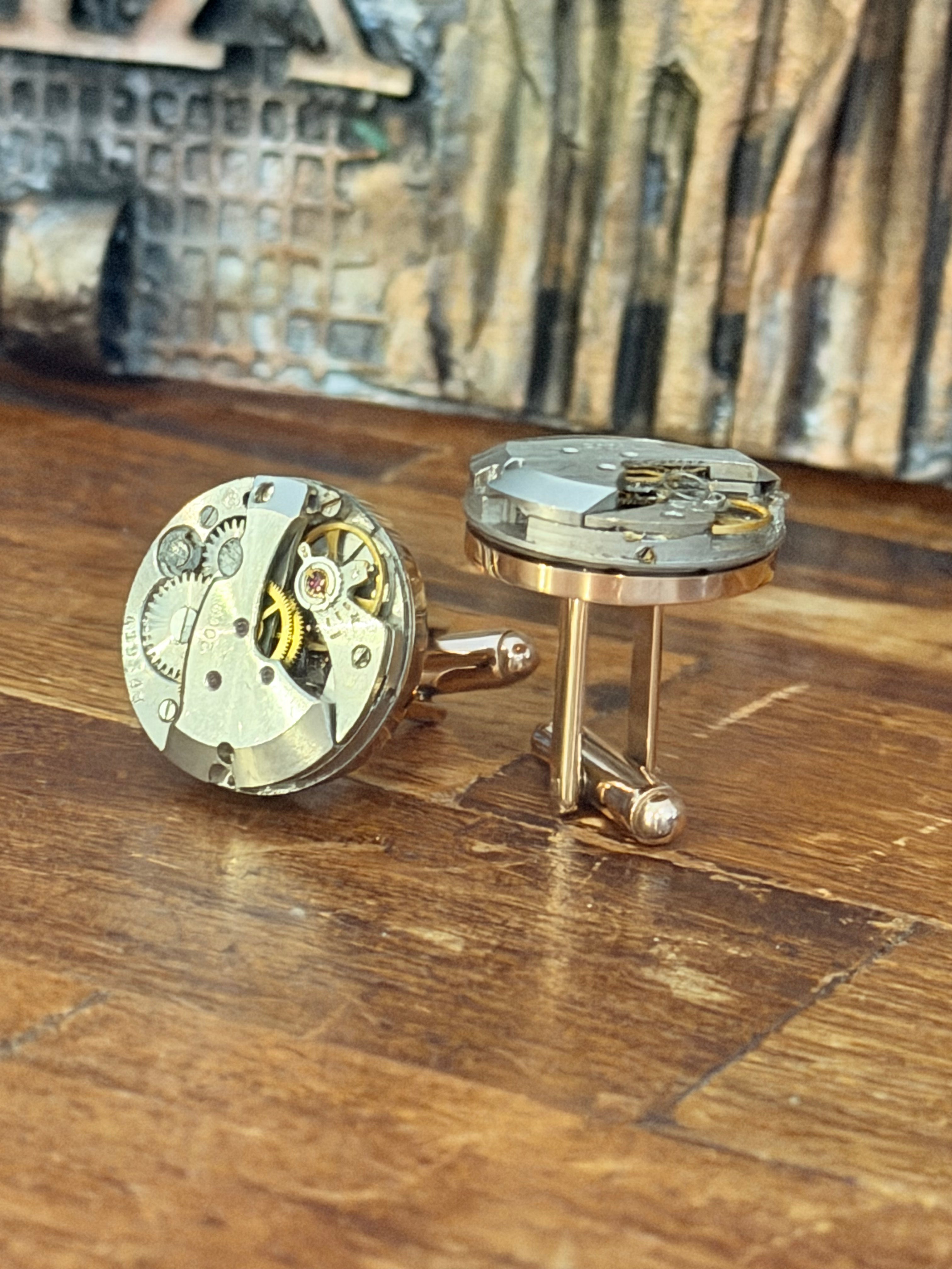 Steampunk Watch Movement Cufflinks