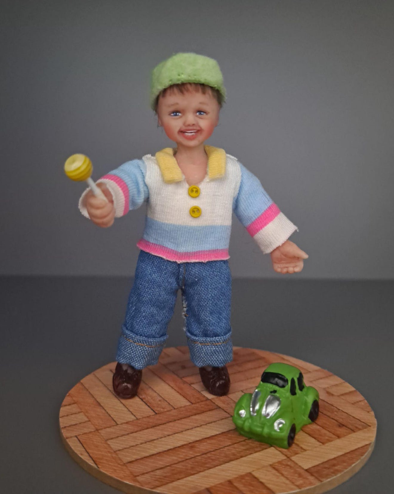 1:12 scale doll/ Polymer clay OOAK doll