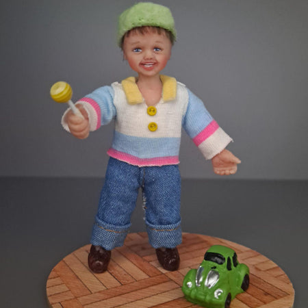 1:12 scale doll/ Polymer clay OOAK doll