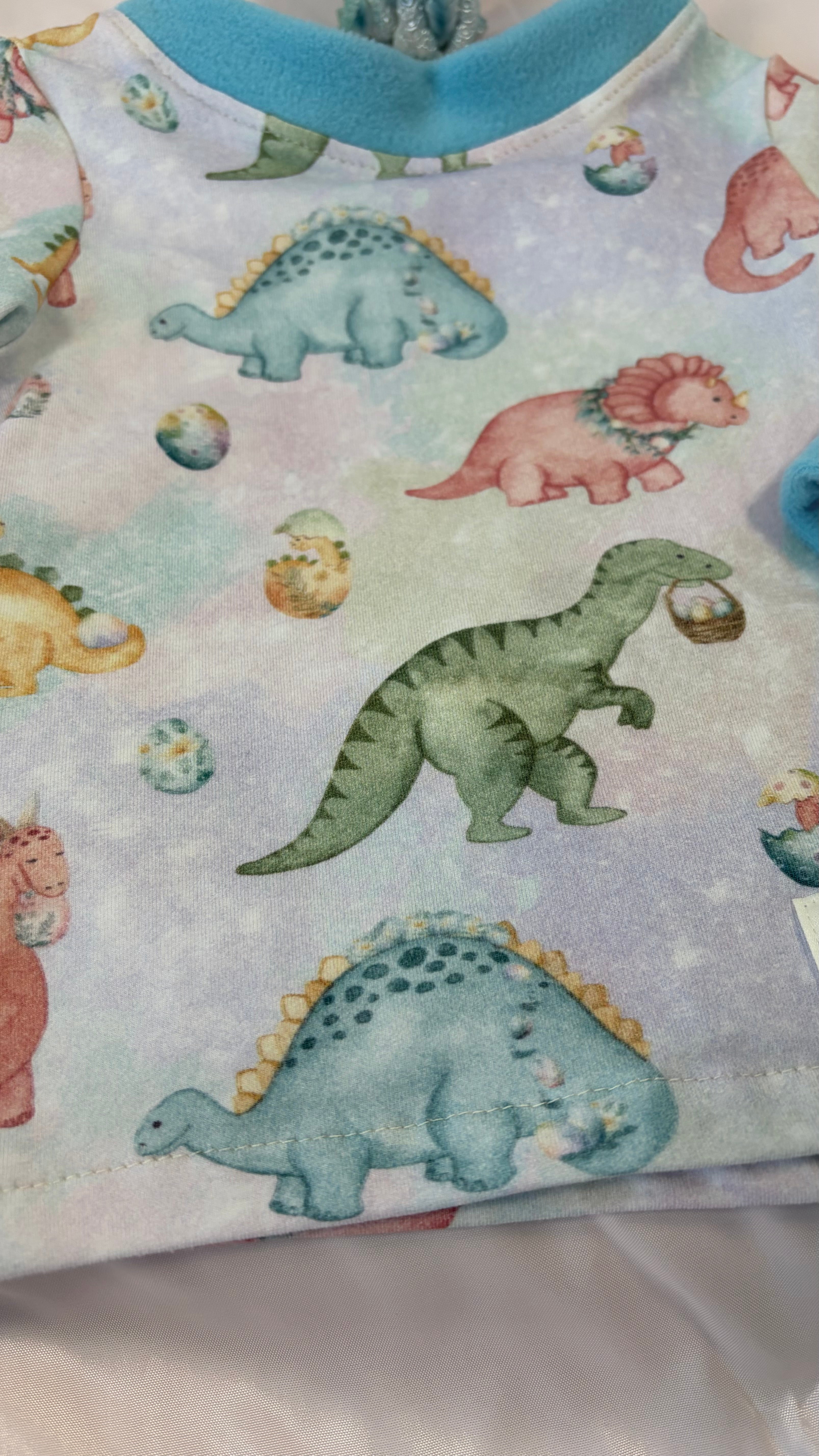 Dinos Unisex PJ’s Size 6-9 months dinosaurs pyjamas